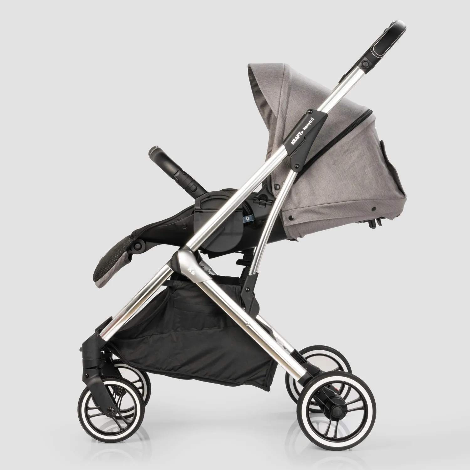 Kraft Kenya S Armor Plus Travel Sistem Bebek Arabası Grey