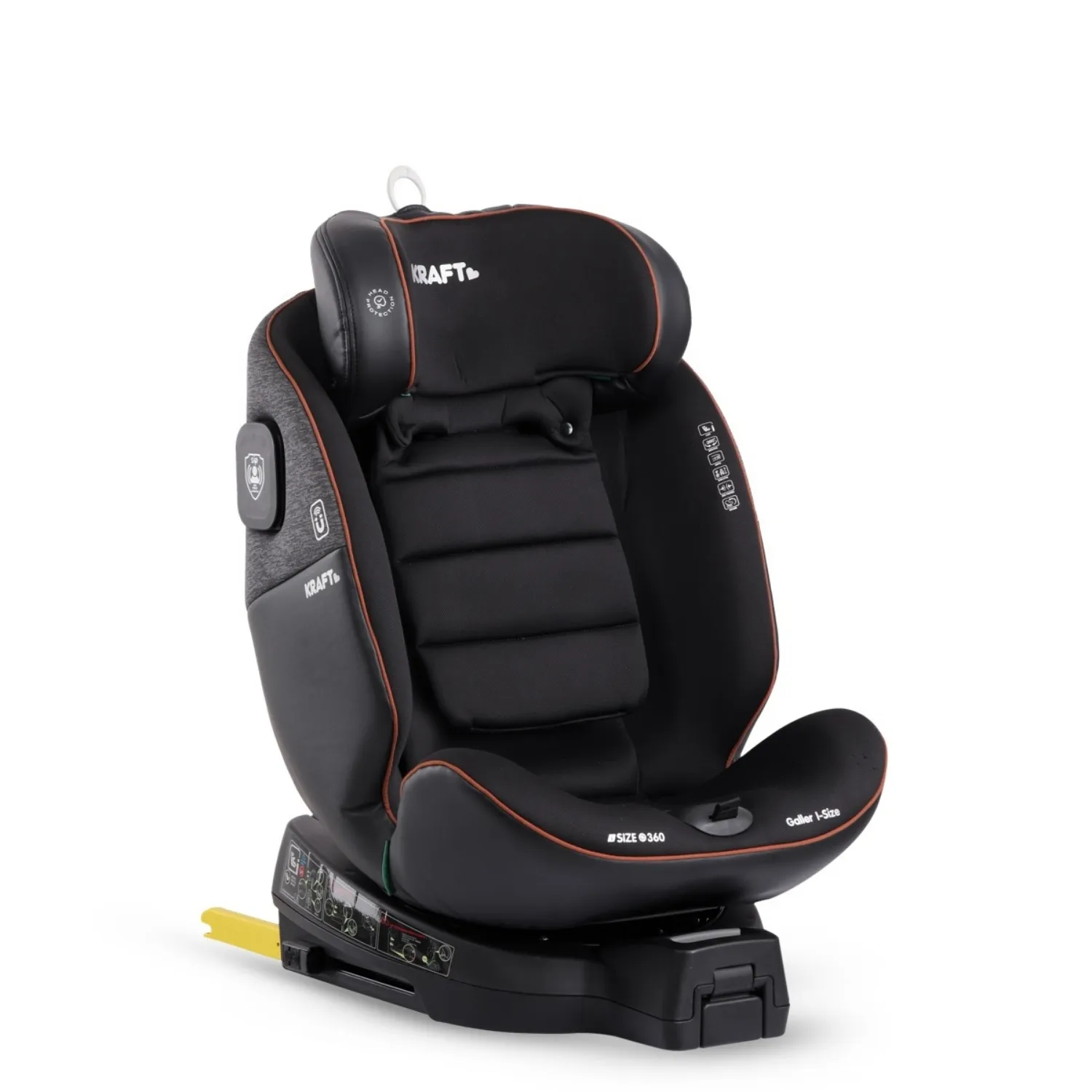 Kraft Galler I-Size Oto Koltuğu 0-36 Kg Açık Gri