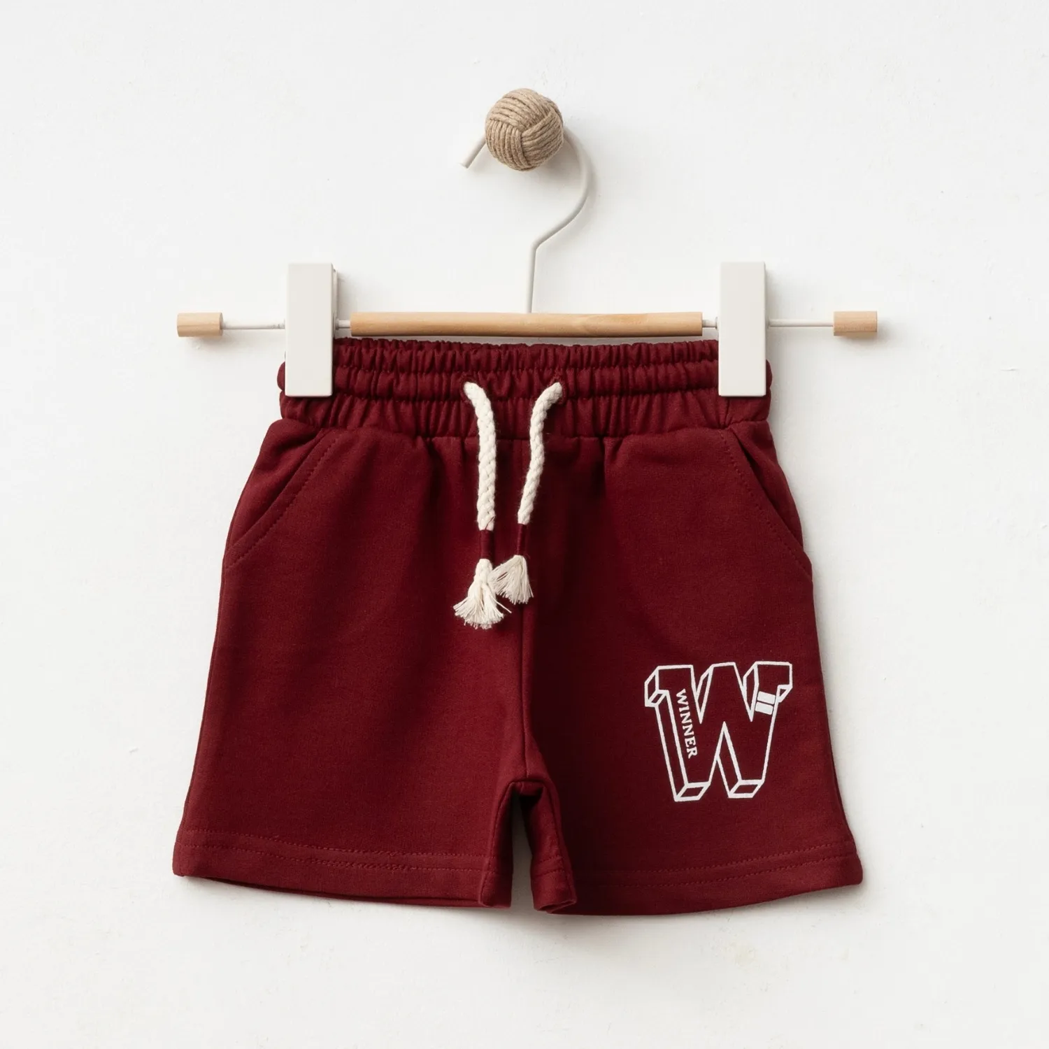Winimo Şort W Baskılı Bordo