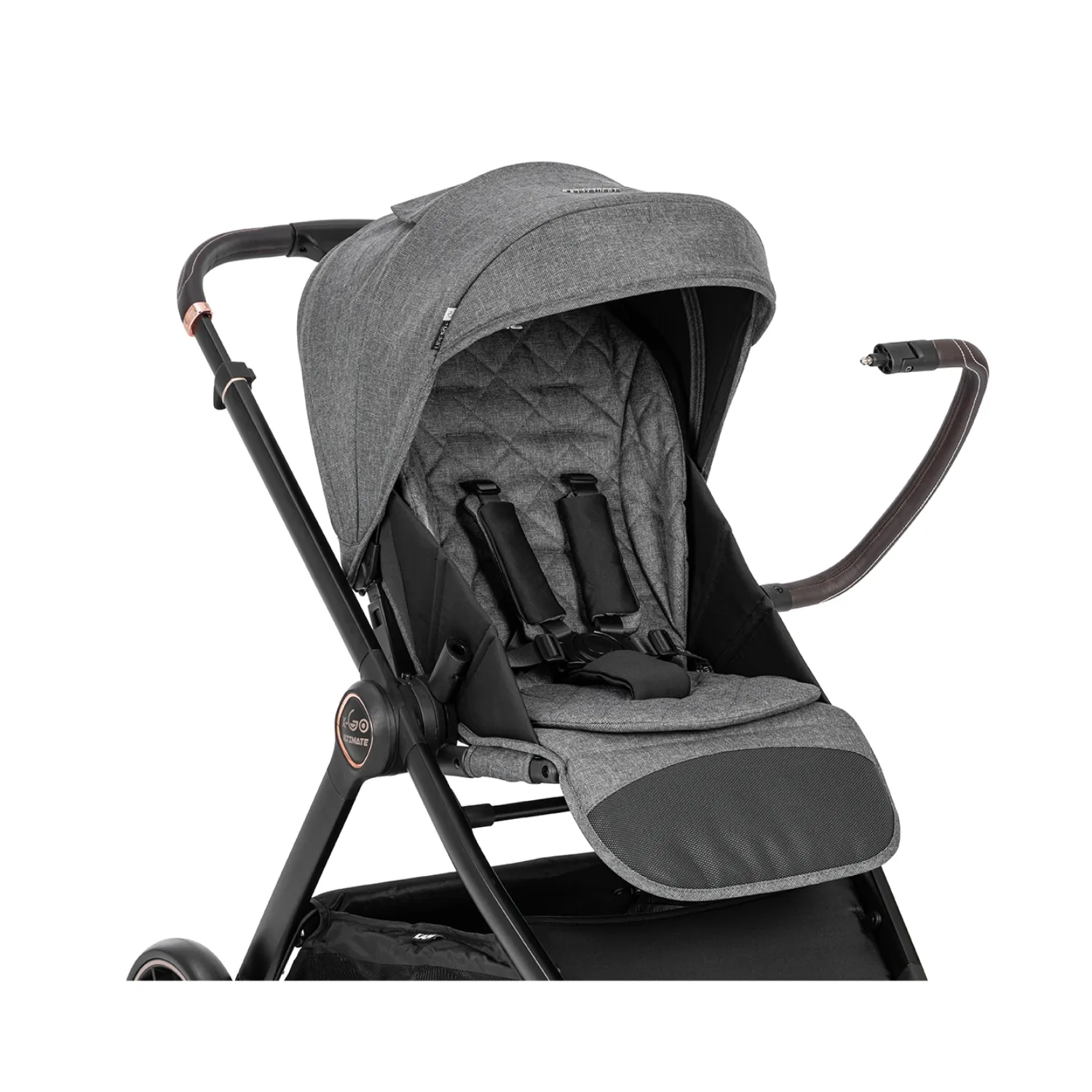 Kanz X-Go Ultimate Travel Sistem Bebek Arabası Rose Gold Gri