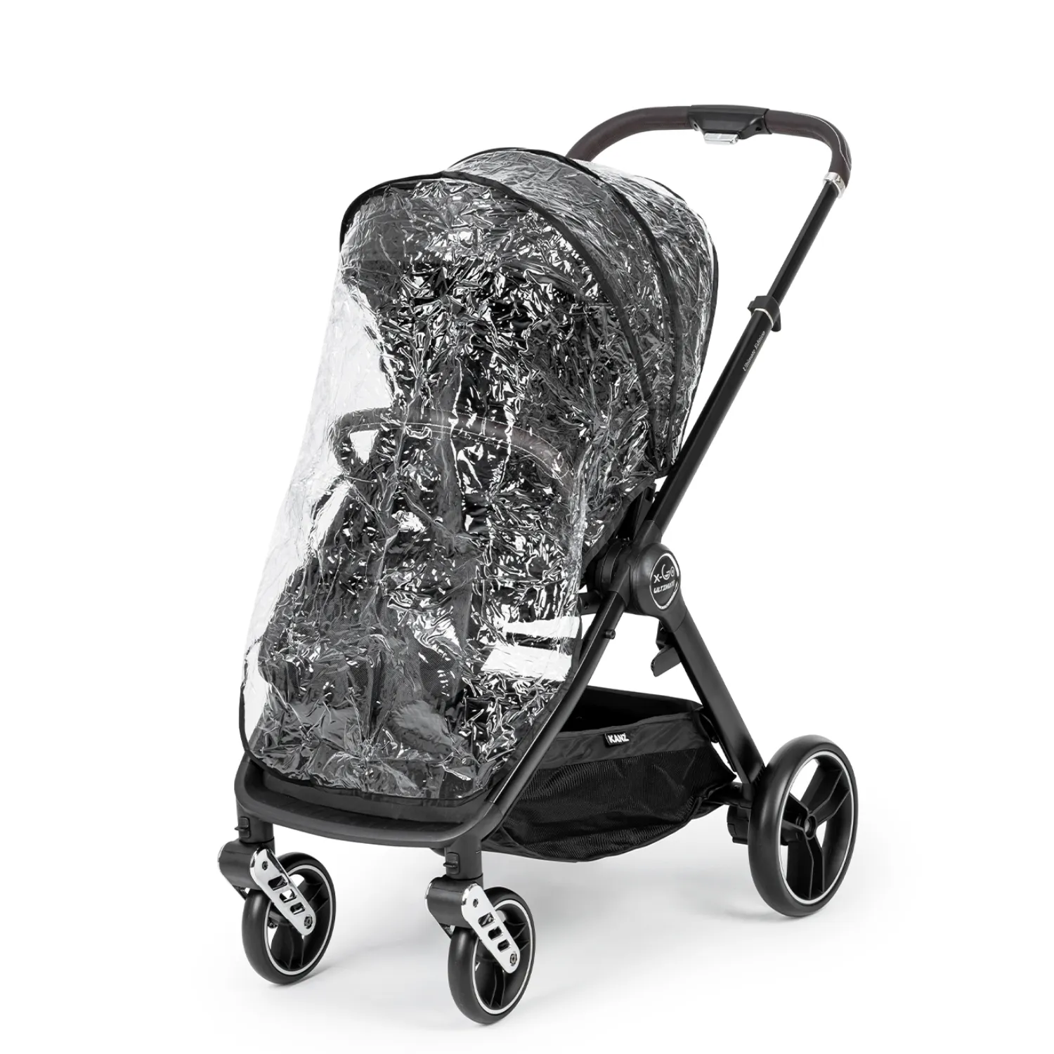 Kanz X-Go Ultimate Travel Sistem Bebek Arabası Silver Siyah