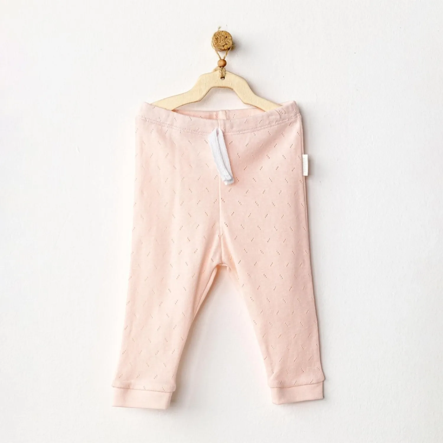 Andy Wawa Pantolon Jacquard Basic Pembe
