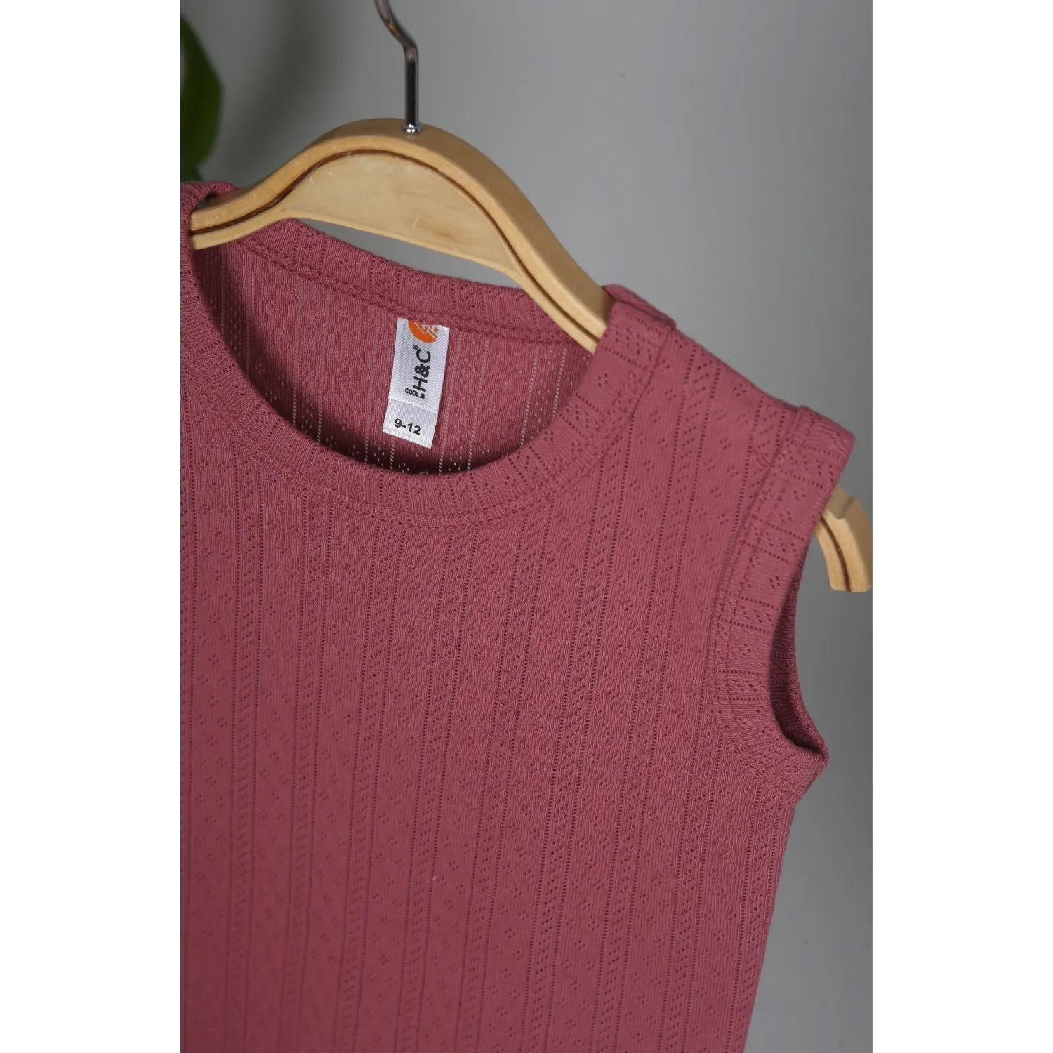 Hvc Atlet Body Jakarlı Çizgili Fuşya