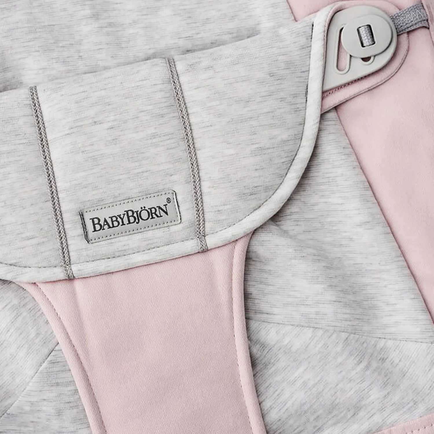 Babybjörn Balance Soft Ana Kucağı Cotton Jersey Light Pink-Grey