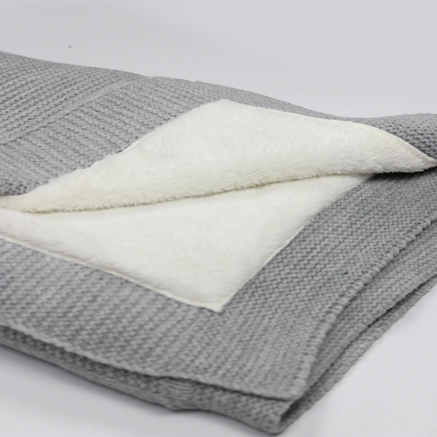 Bistyle Battaniye Welsoft Triko Winter Time 80x95cm Koyu Gri