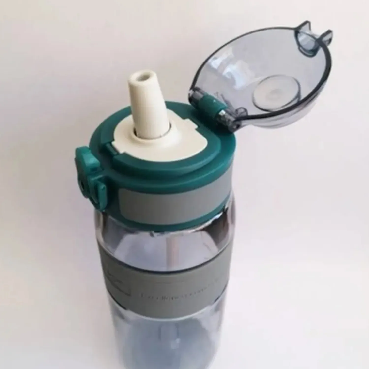 Uzspace Tritan Pipetli Suluk 600 ml Gri