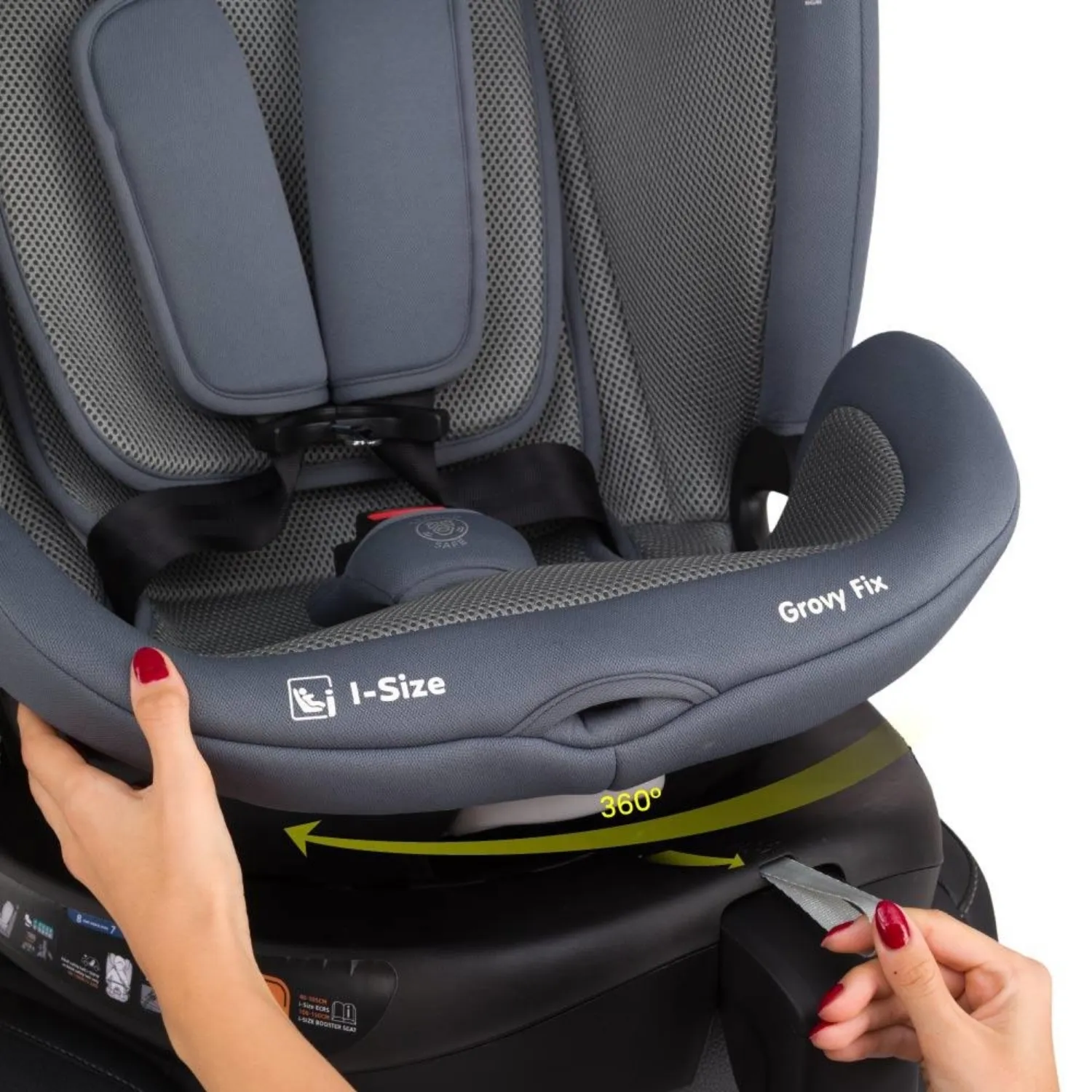 Kraft Grovy I-Size Oto Koltuğu 0-36 Kg Grey