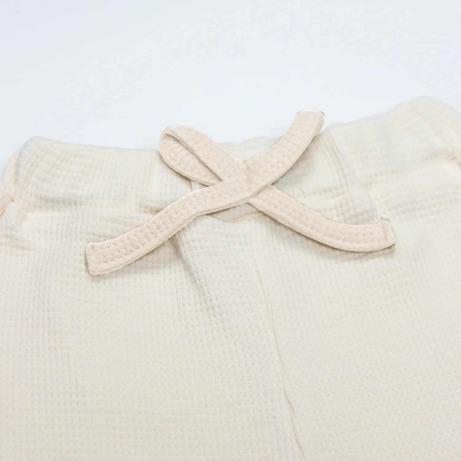 Bistyle Organik 2li Takım Waffle Natural Style Krem