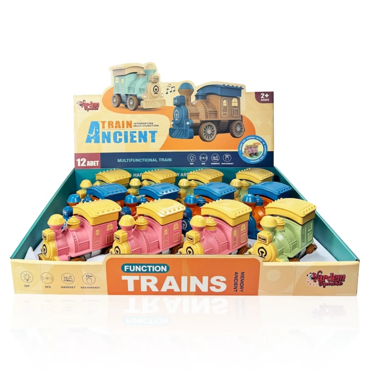 Vardem Işıklı ve Müzikli Bas Gitsin Bebek Treni