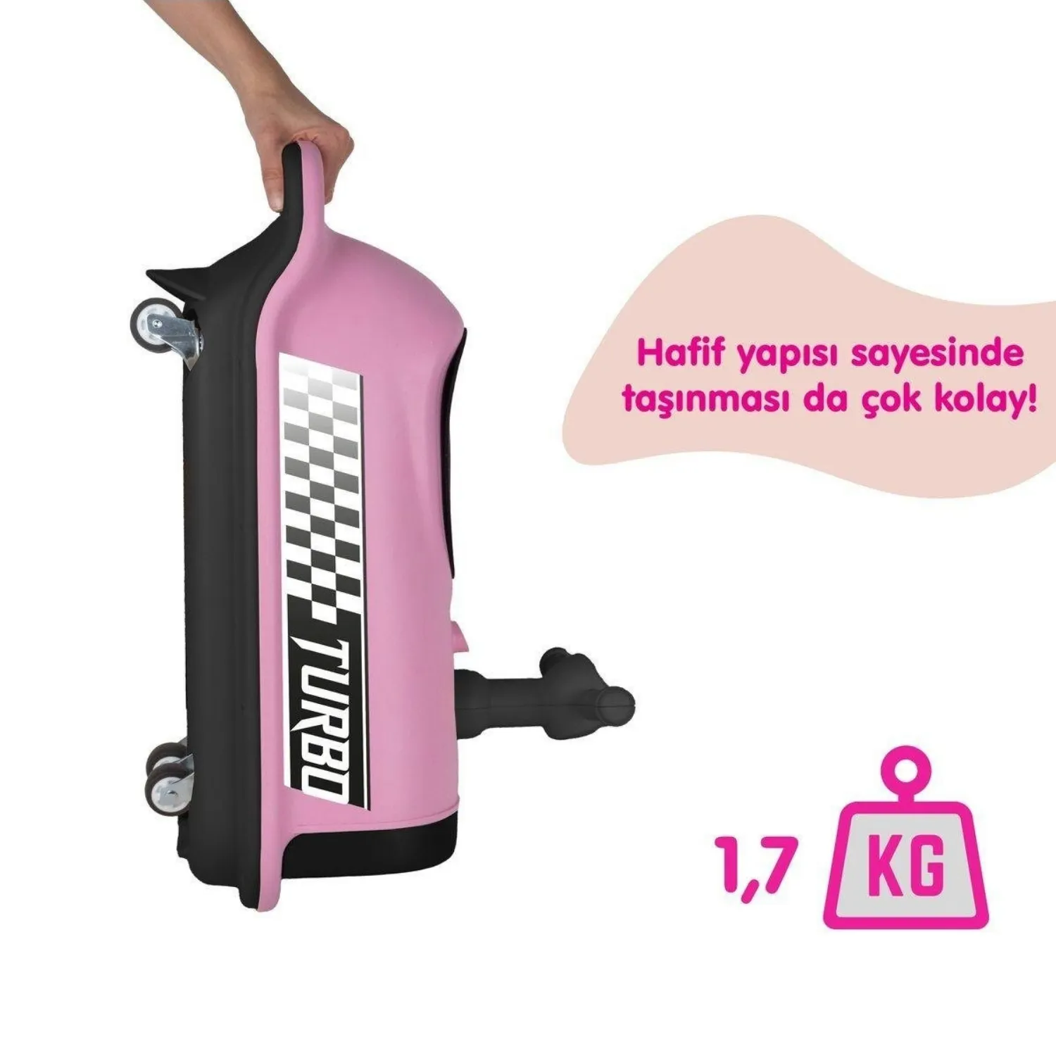 İlk Arabam Turbo Bitgit Araba Pembe