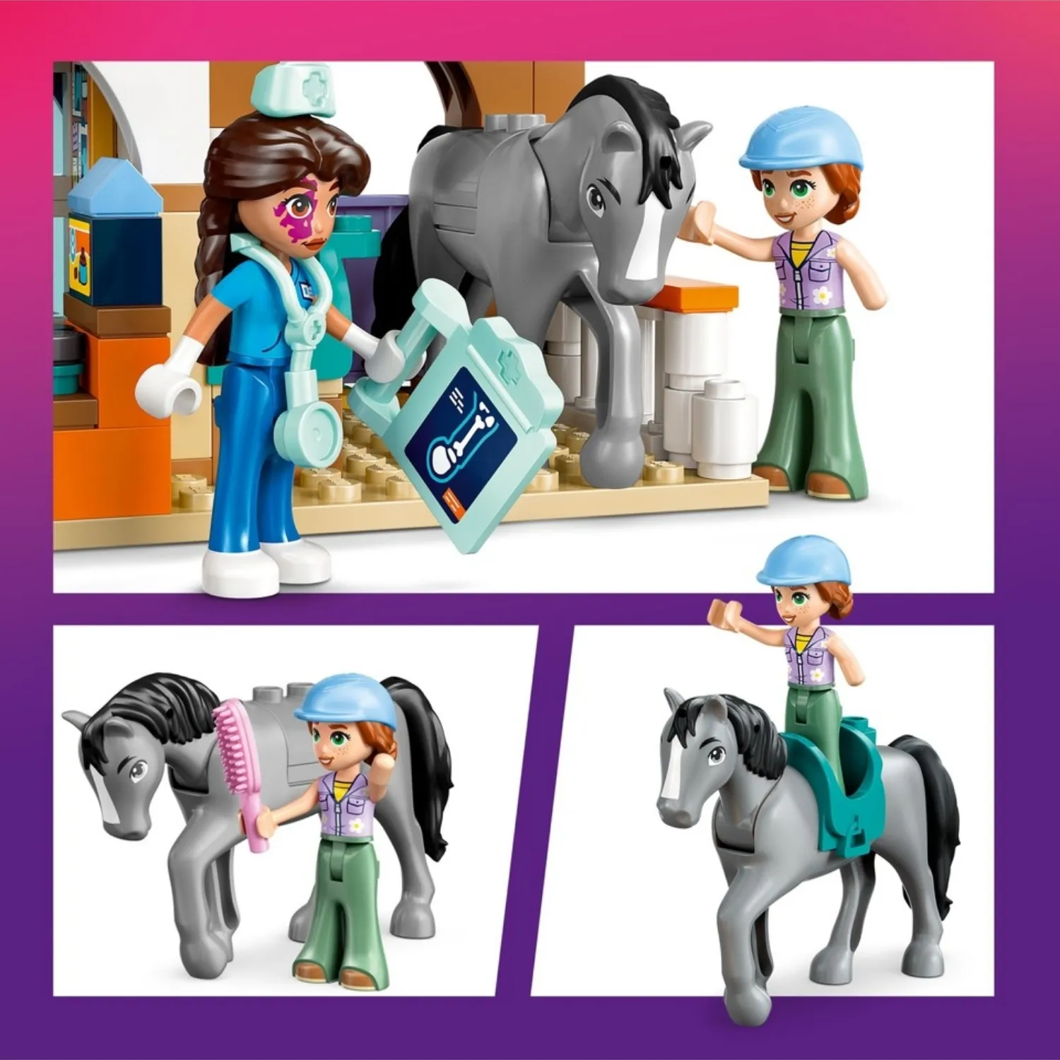 LEGO Friends At ve Evcil Hayvan Veteriner Kliniği 42651 