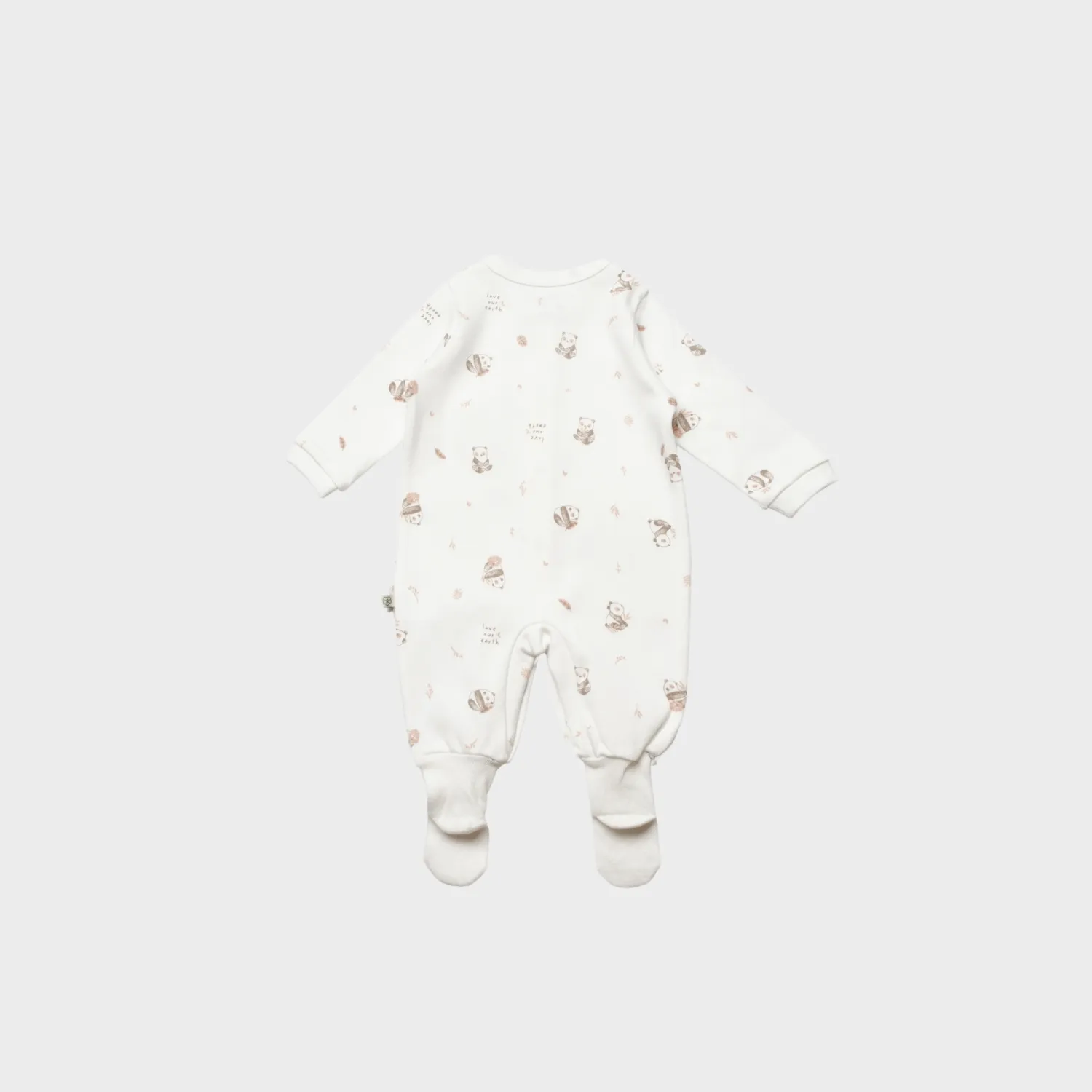Bibaby Organik Tulum Patikli Love Our Earth Mocha