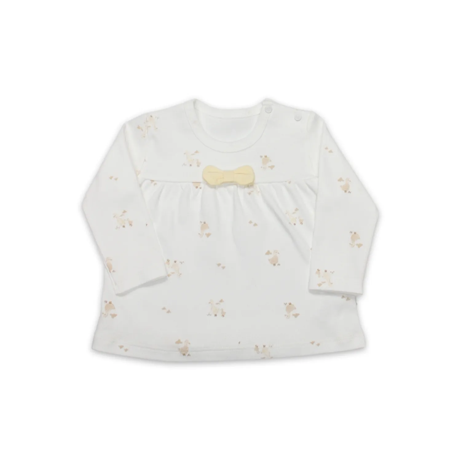 Bistyle 2li Takım Welcome Baby Duck Sarı - Ekru