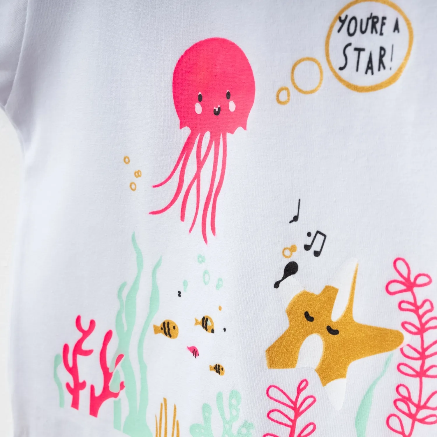 Winimo T-shirt You Are A Star Baskılı Beyaz - Pembe