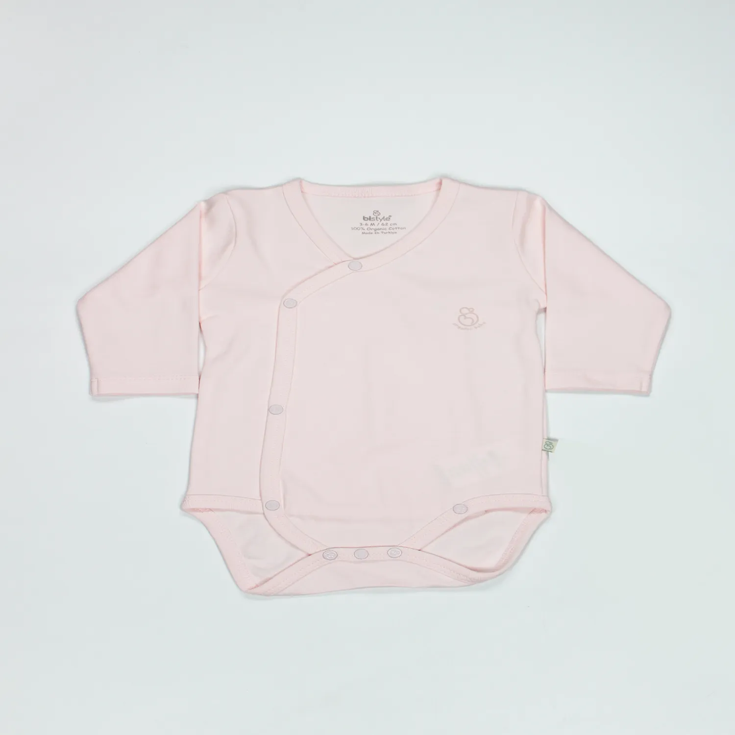 Bistyle Body Uzun Kol Natural Basic Style Pembe