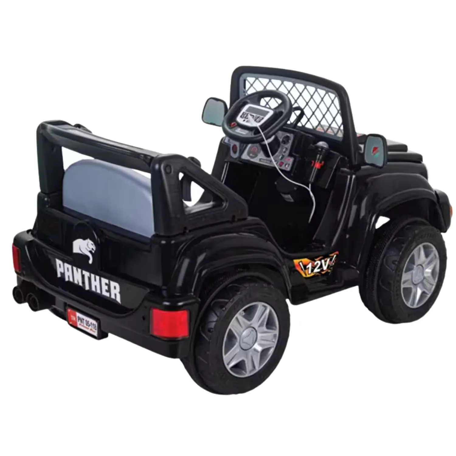 Pilsan Panther Akülü Araba Kumandalı 12 Volt Siyah