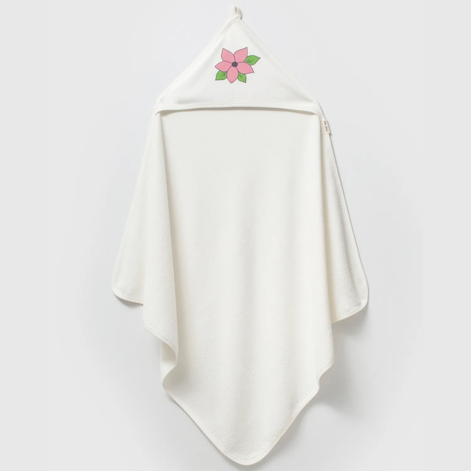 Moi Noi Havlu Baskılı Flowers Ekru