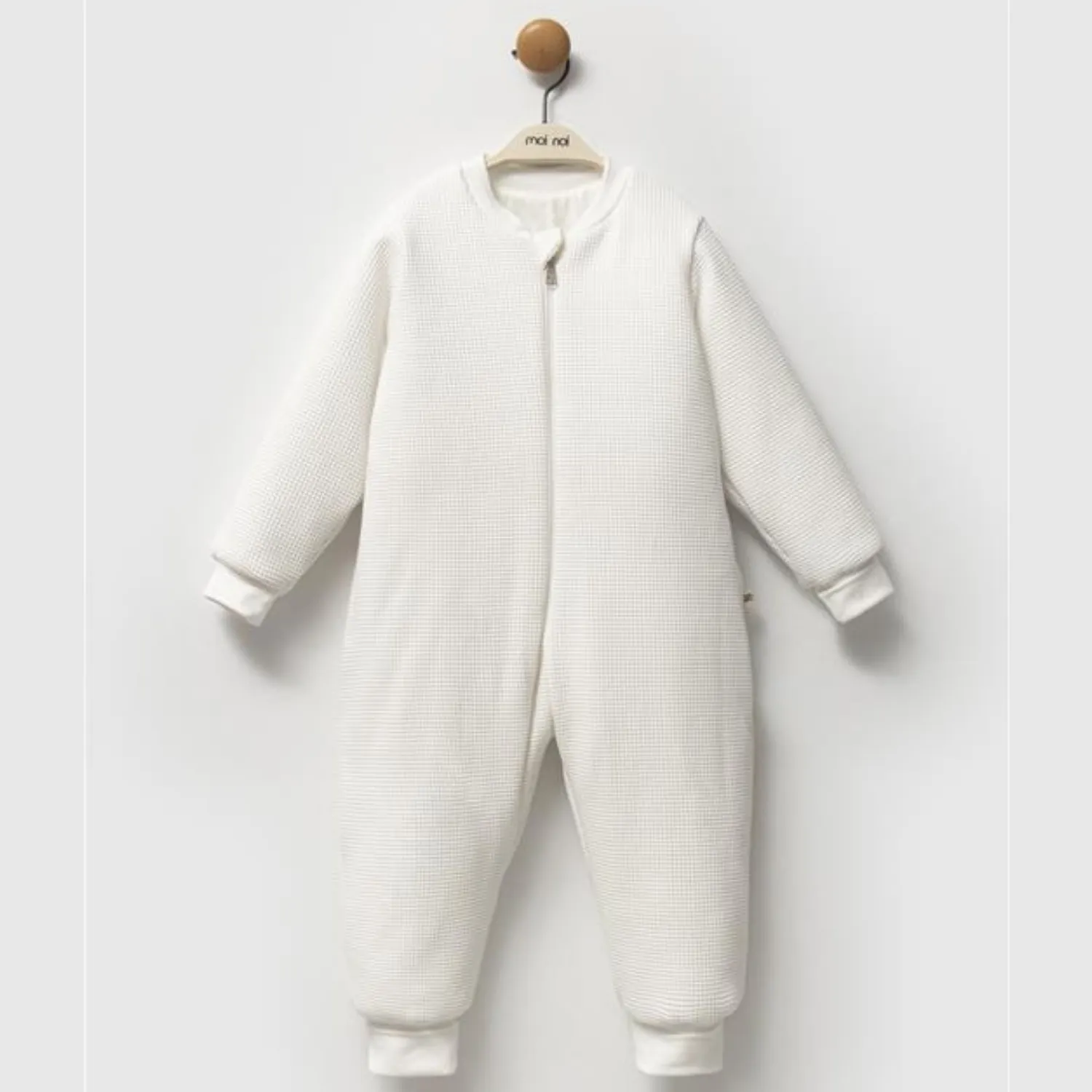 Moi Noi Uyku Tulumu Çoraplı 2,5 Tog Waffle Ekru