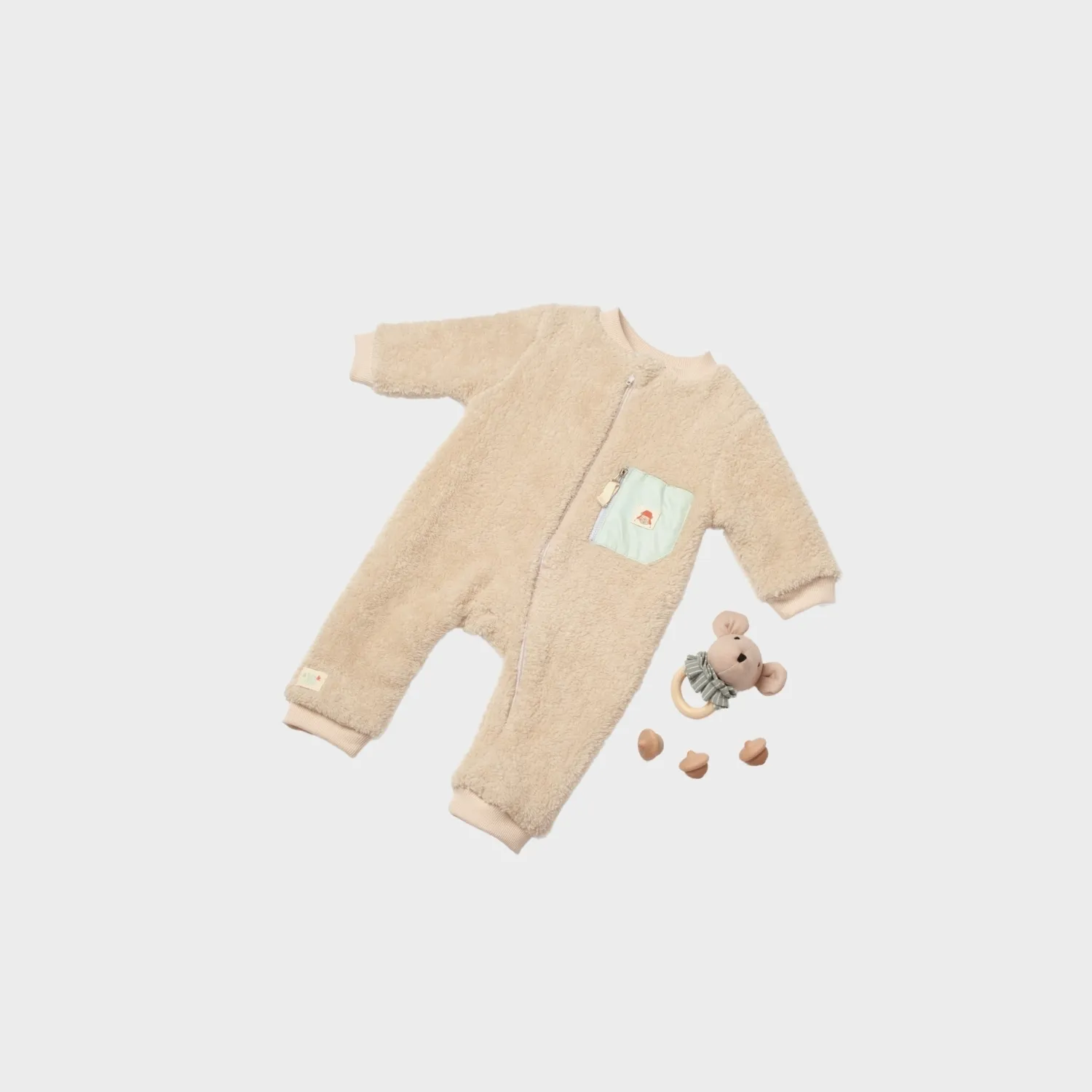 Bibaby Tulum Happy Camper Haki - Bej
