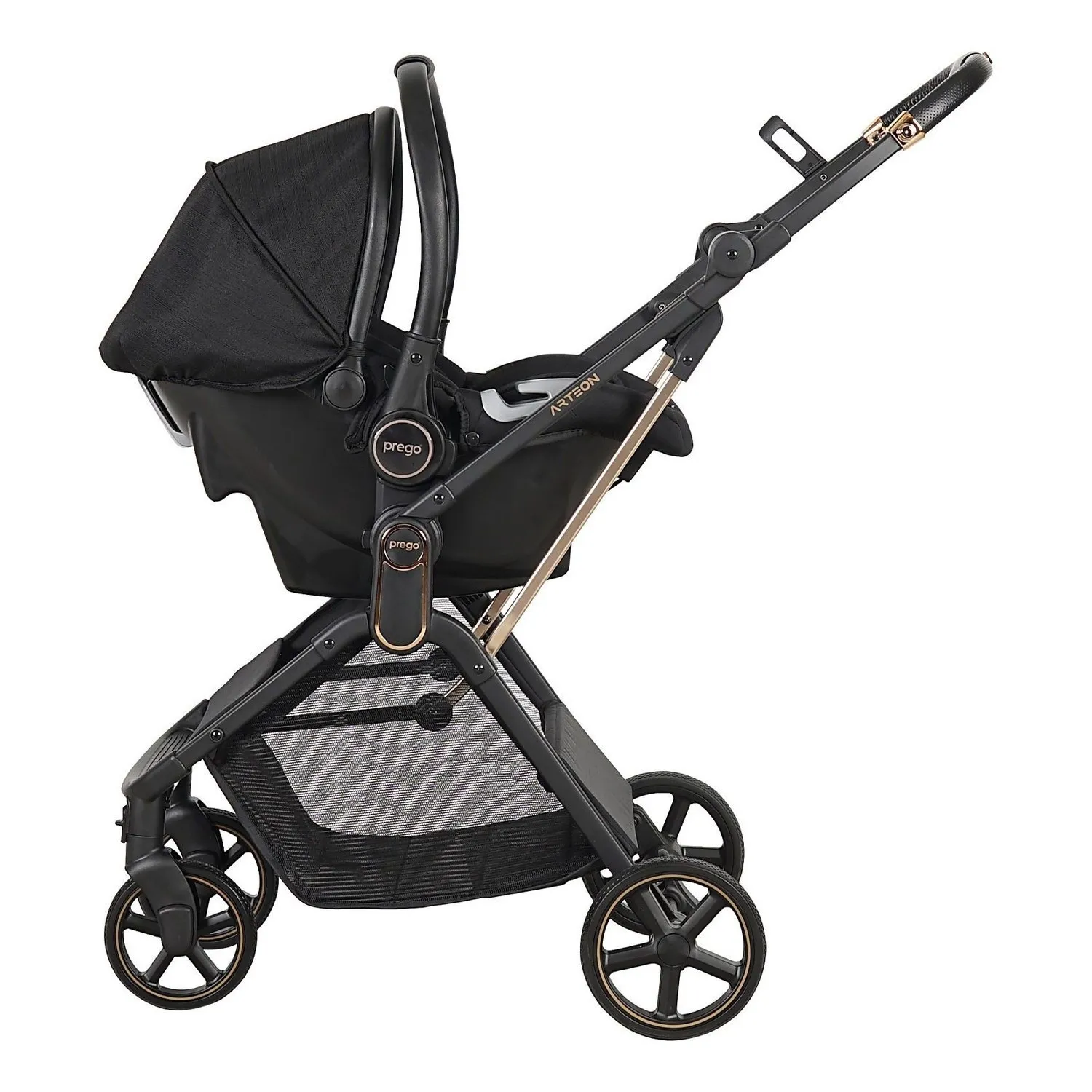 Prego 2244 Arteon Travel Sistem Bebek Arabası Siyah