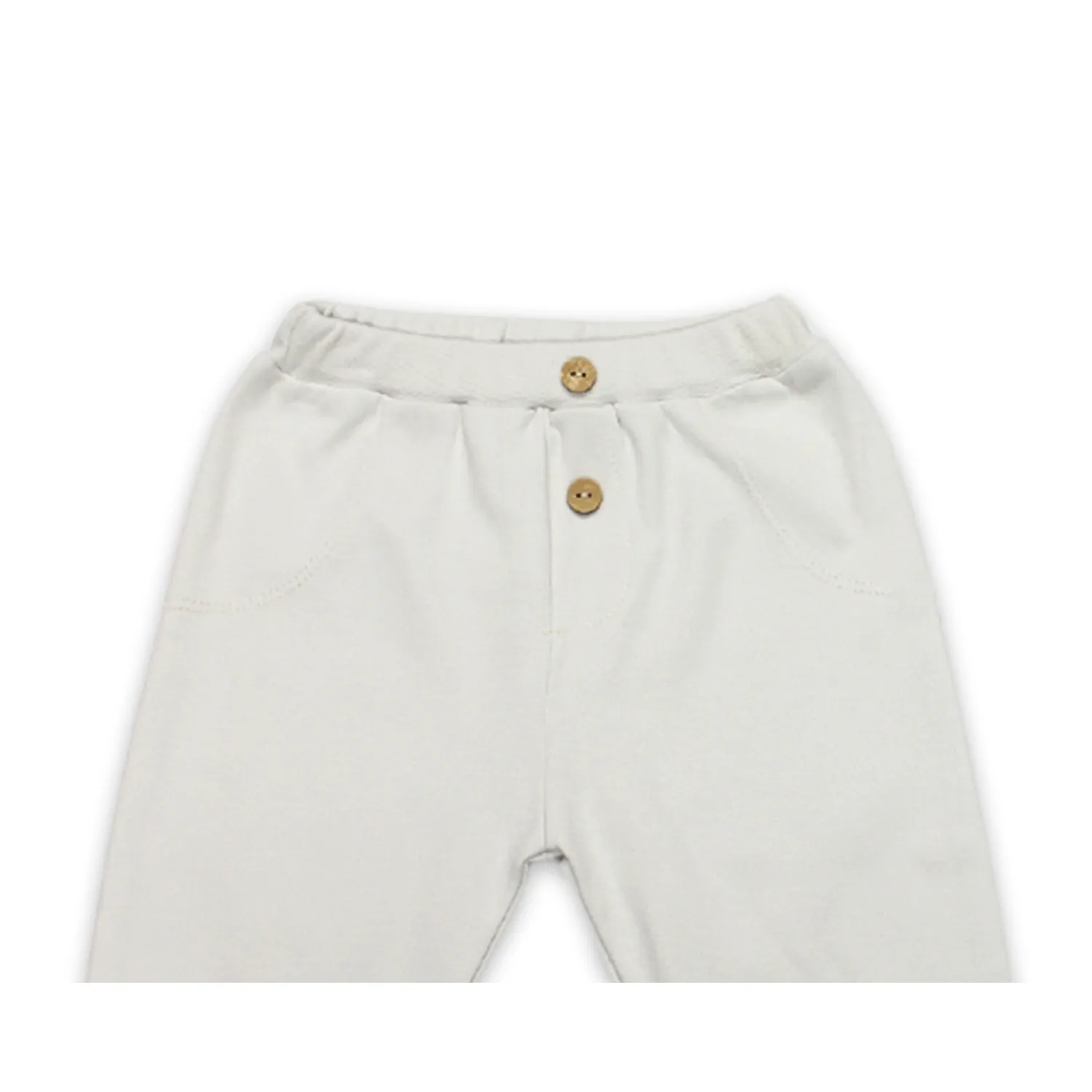 Bistyle Pantolon Patiksiz Little Koala Gri - Sarı - Ekru
