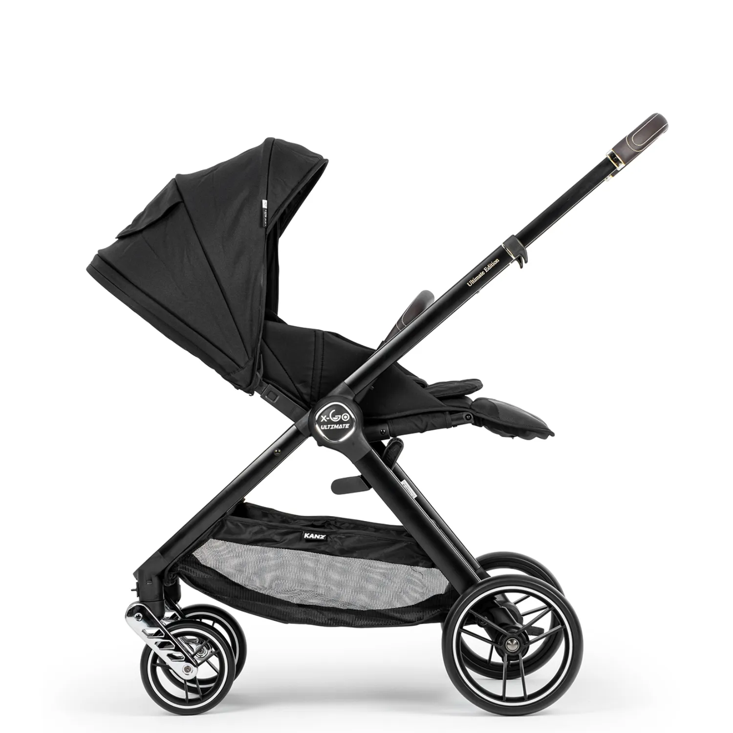 Kanz X-Go Ultimate Travel Sistem Bebek Arabası Silver Siyah
