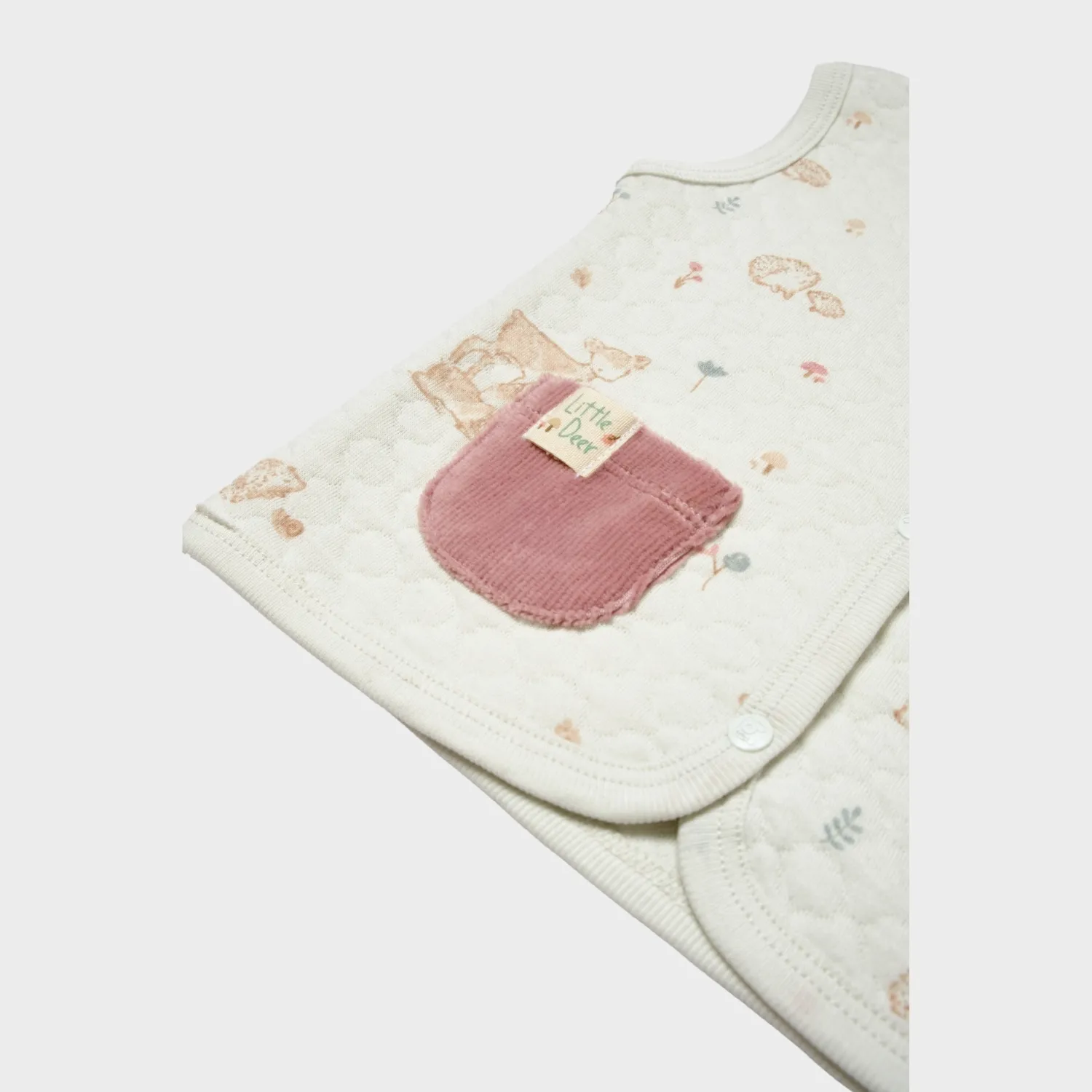 Bibaby Yelek Little Deer Mint - Powder