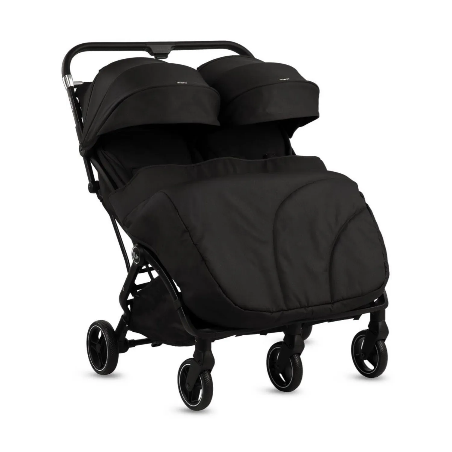 Kraft Duplo İkiz Bebek Arabası Black
