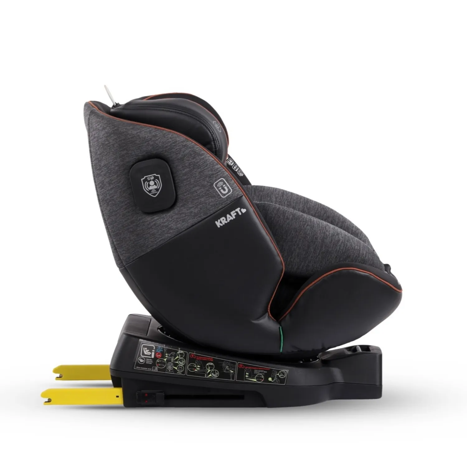 Kraft Galler I-Size Oto Koltuğu 0-36 Kg Koyu Gri