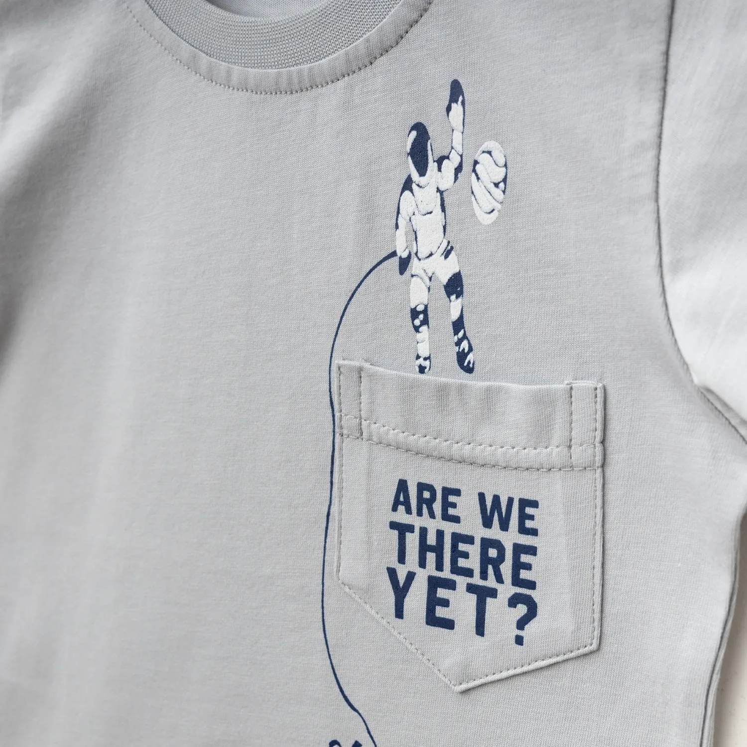 Winimo T-Shirt Are There Yet Baskılı Boyalı Gri
