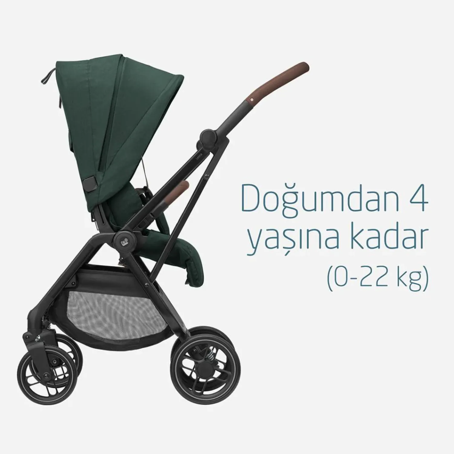 Maxi Cosi Leona2 Çift Yönlü Bebek Arabası Twillic Green