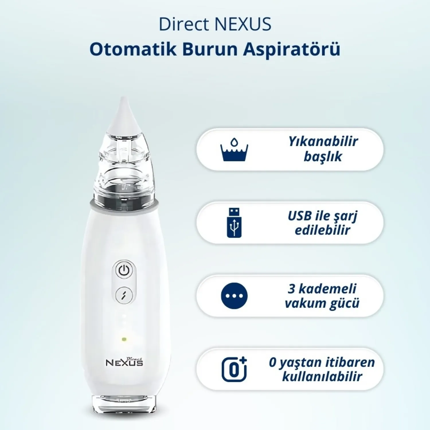 Nexus Elektrikli Burun Aspiratörü Nexus Elektrikli Burun Aspiratörü