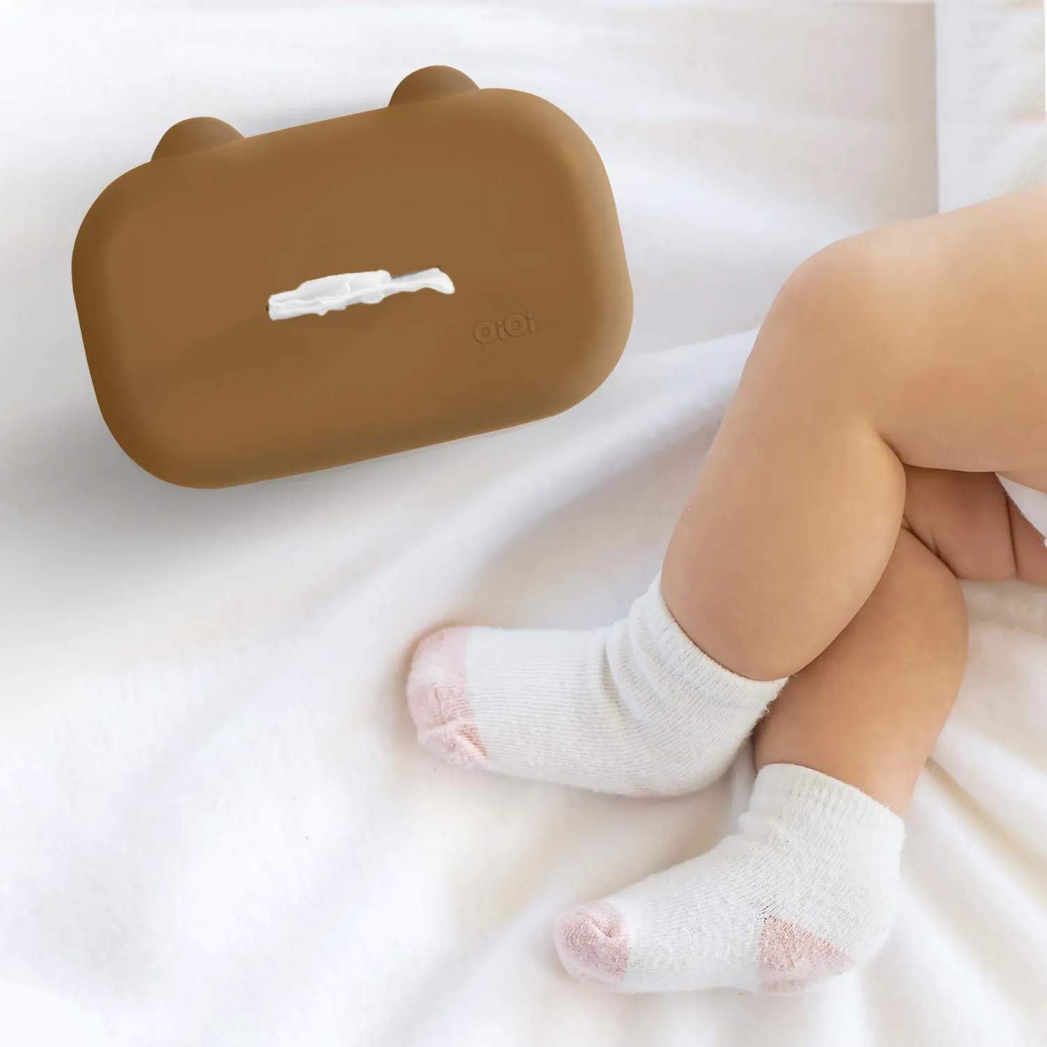 Oioi Mendil Kılıfı Bubble Beige