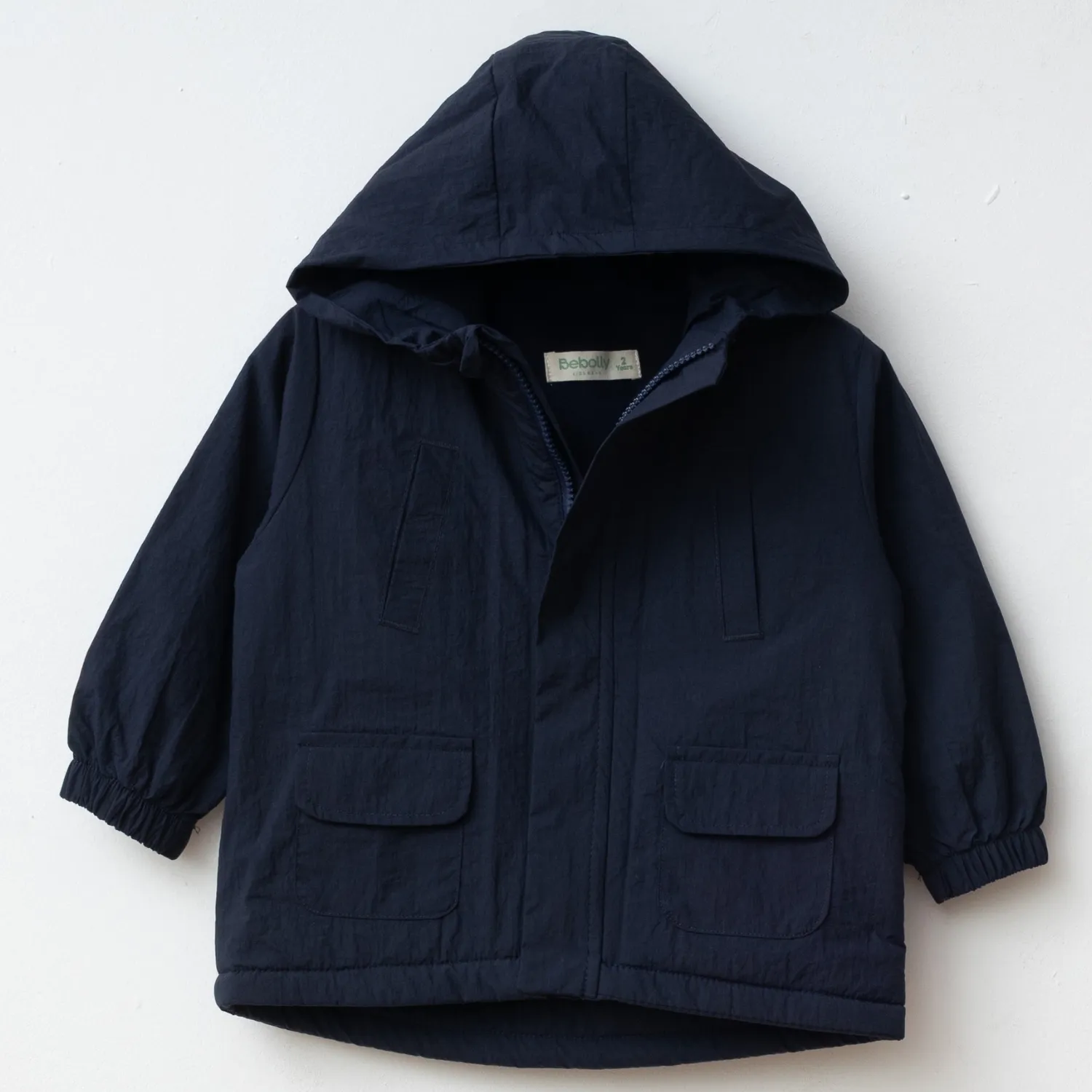 Bebolly Yağmurluk Cep Kapaklı Lacivert