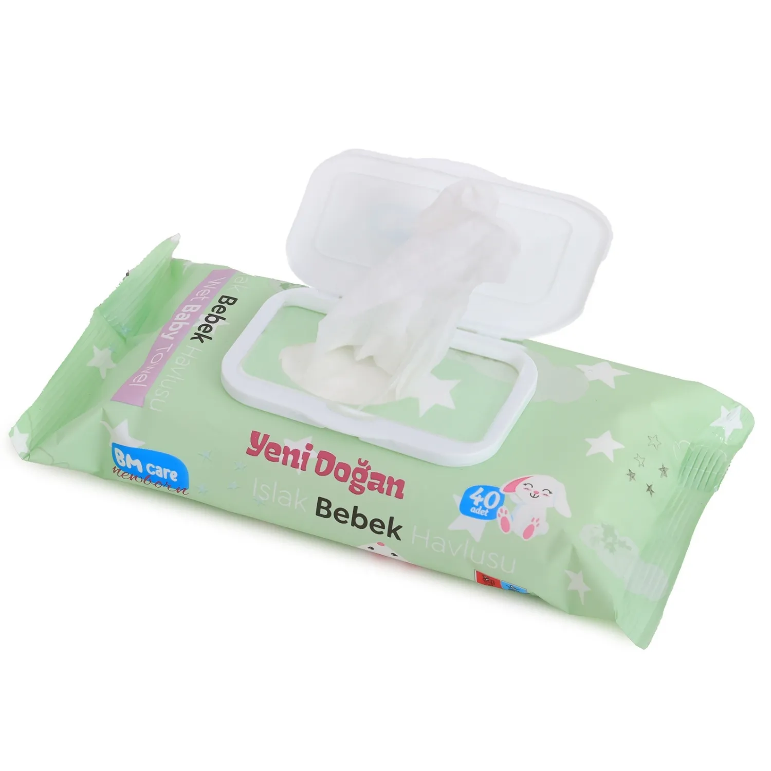 Bm Care Yenidoğan Islak Mendil 3x40lı