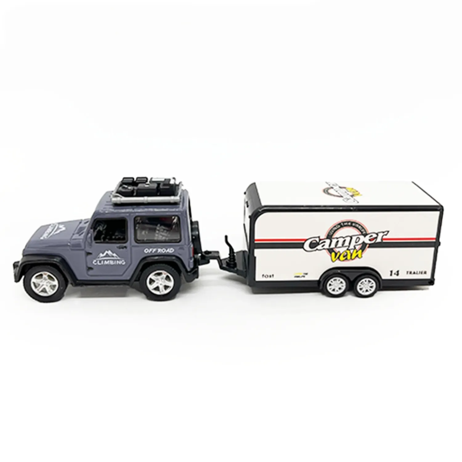 Diecast Metal Araba Karavanlı