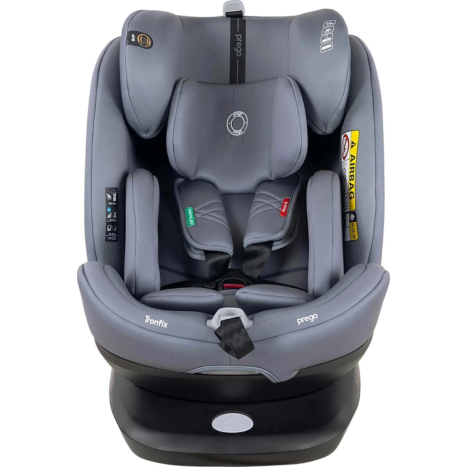 Prego Q9004 Tronfıx I-Size Oto Koltuğu Gri