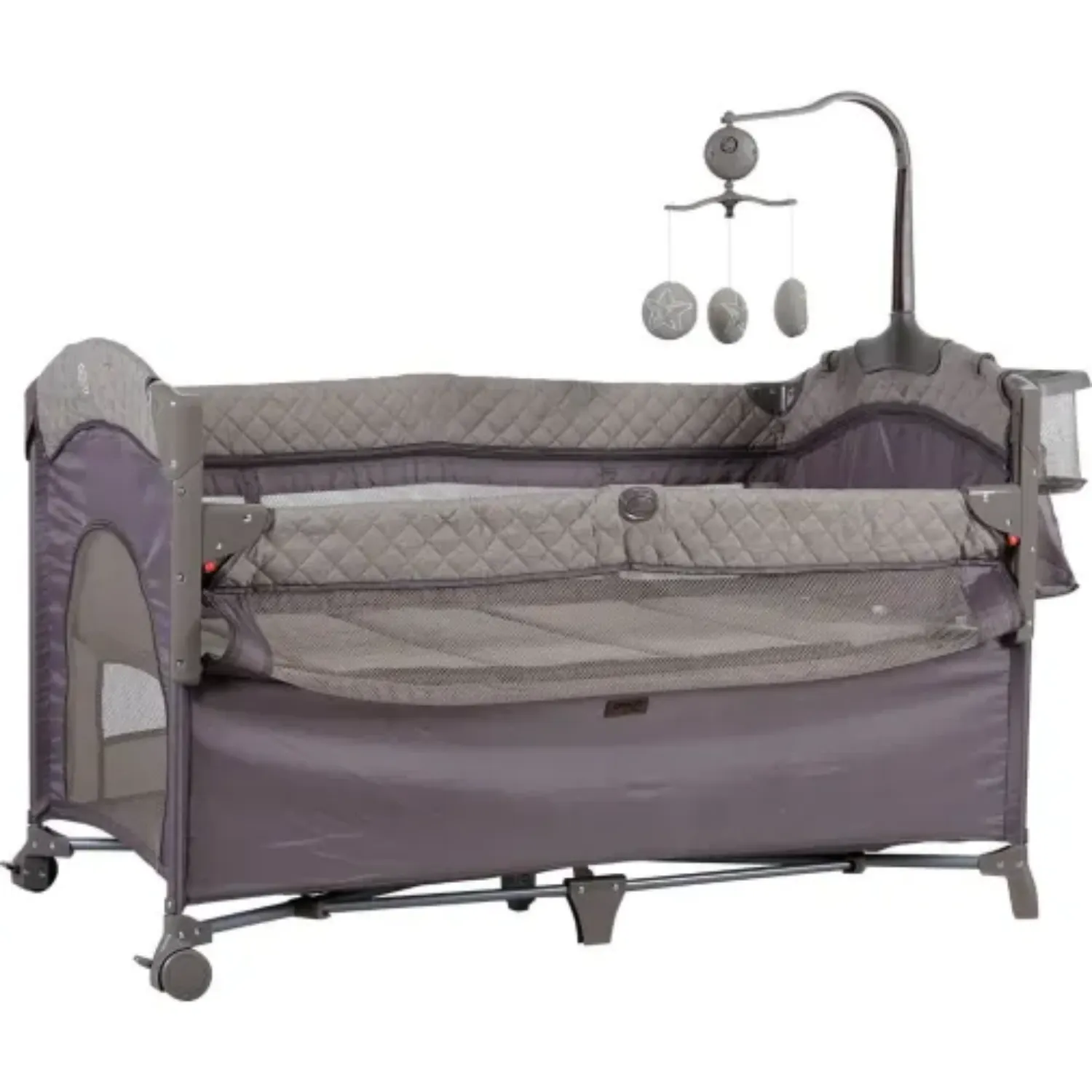 Prego 8044 Miami Plus Yatak Hediyeli Anne Yanı Oyun Parkı 70x120 cm Bej
