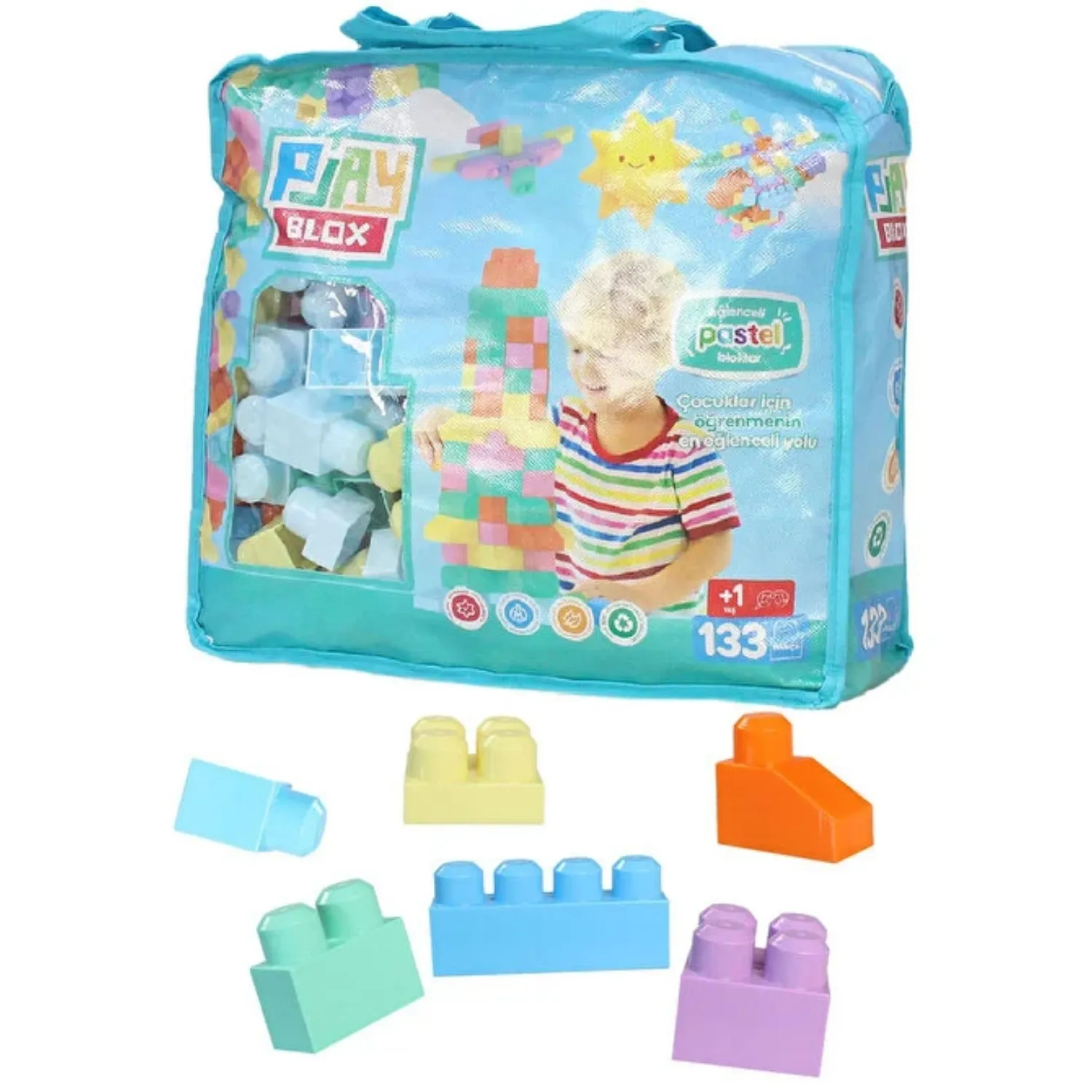 Playblox Blok Pastel 133 Parça