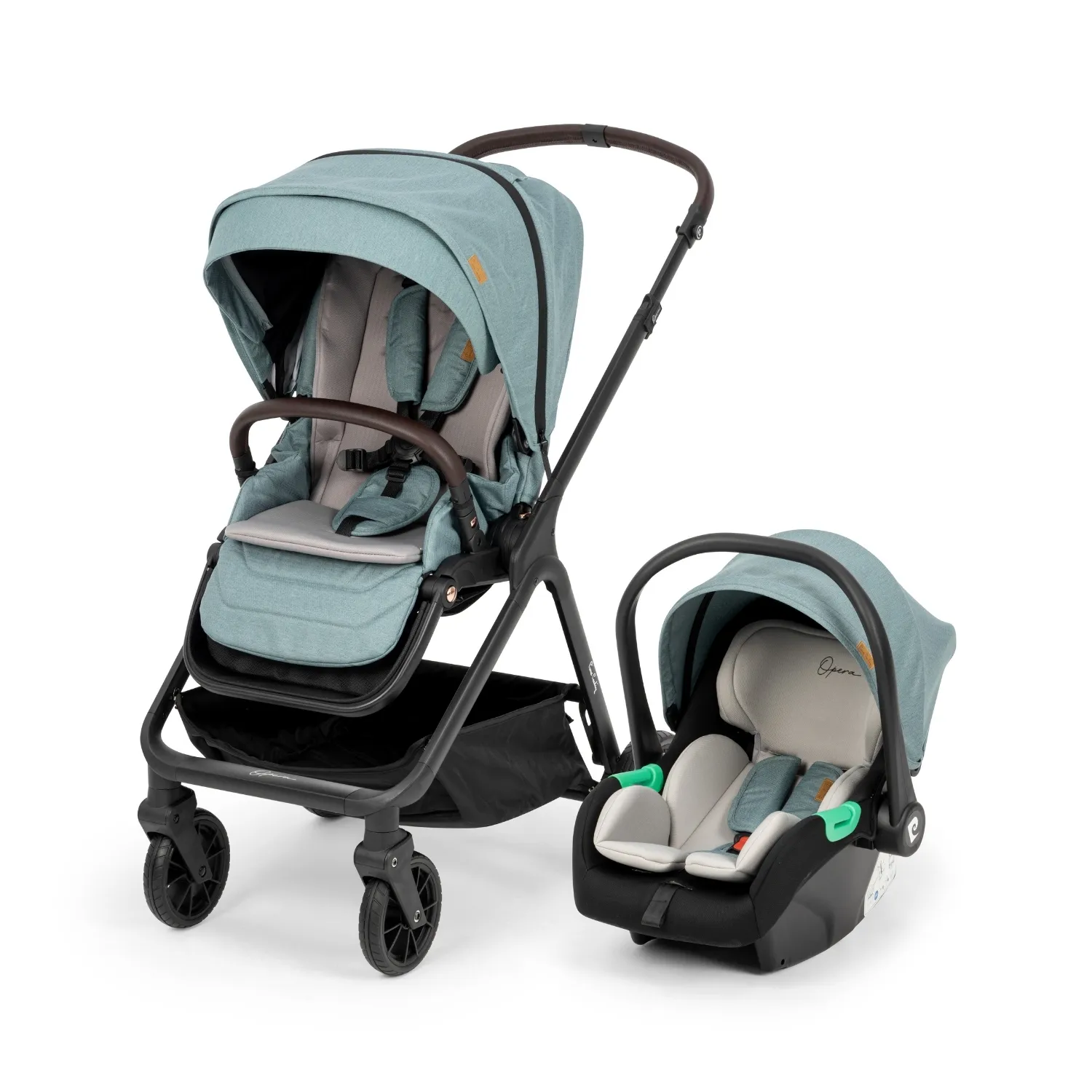 Pierre Cardin Opera Travel Sistem Bebek Arabası Mint Green