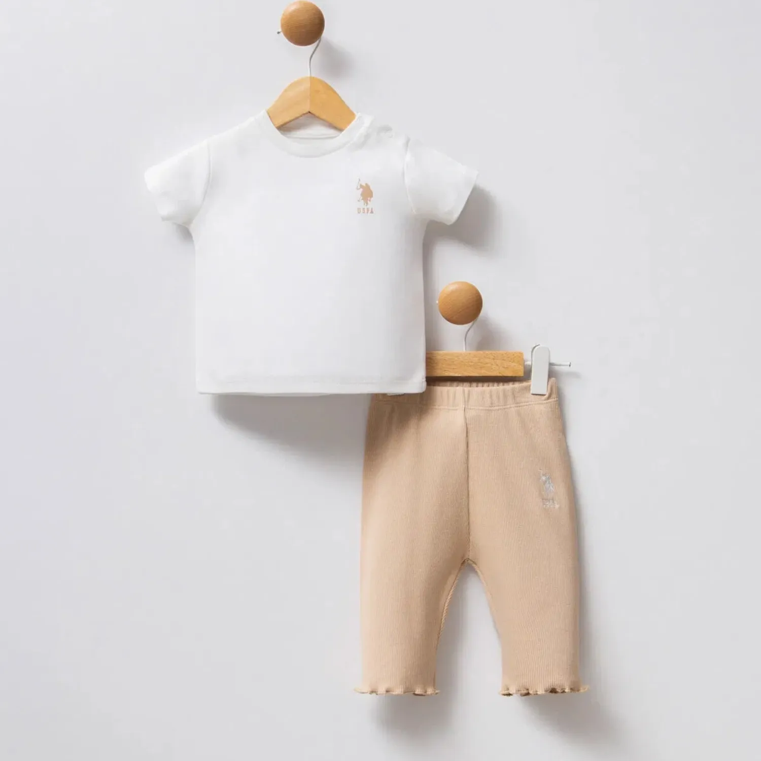 U.S. Polo 3lü Takım Beyaz
