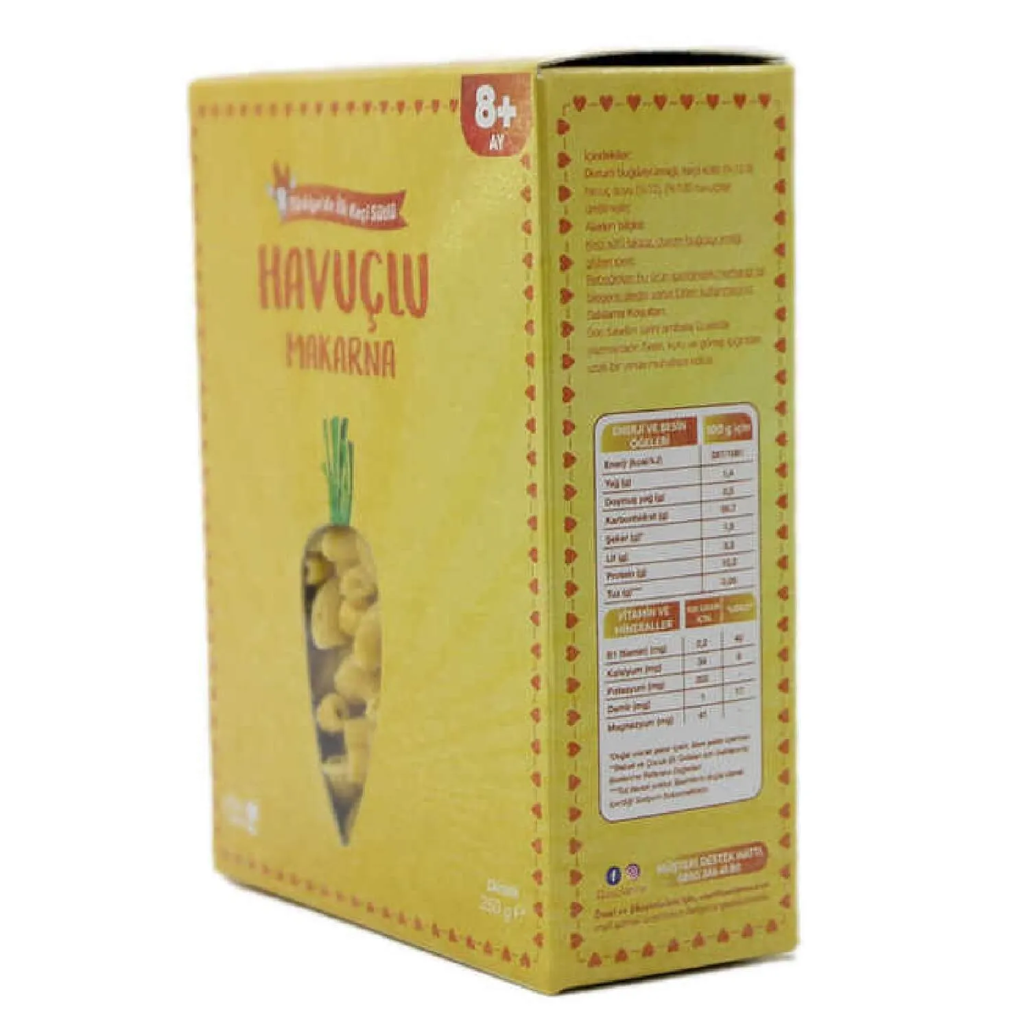 Aşçı Anne Havuçlu Makarna (Dirsek) 250 gr