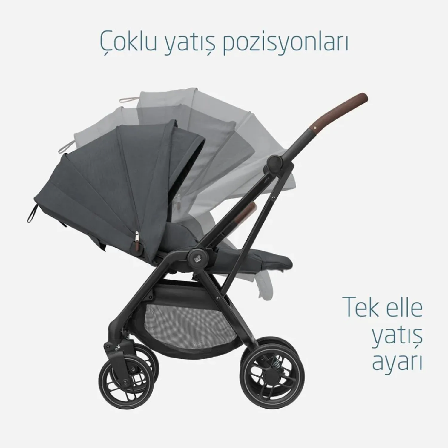 Maxi Cosi Leona2 Çift Yönlü Bebek Arabası Twillic Graphite