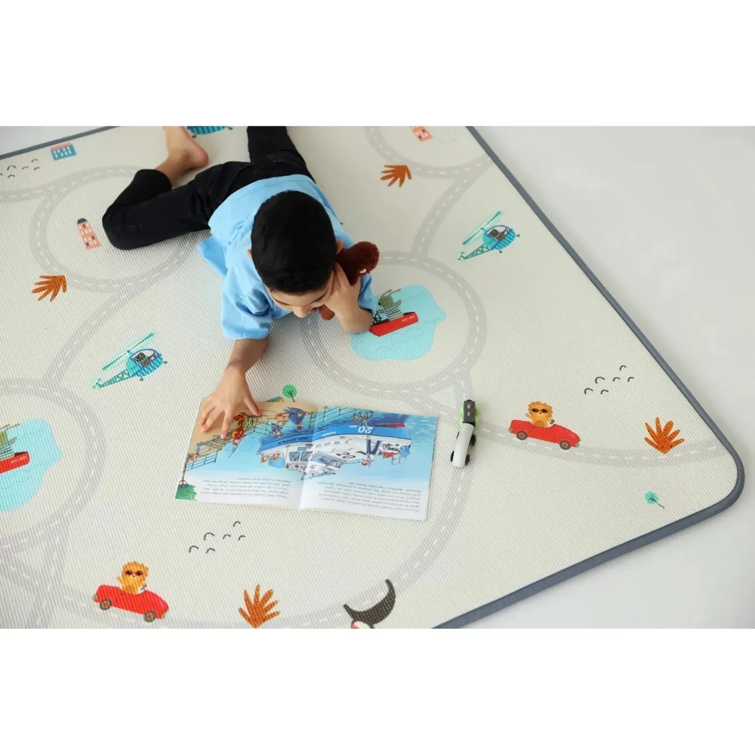 Coolmats Eğlenceli Gezi -Yıldızlar Oyun Halısı 140x100x1
