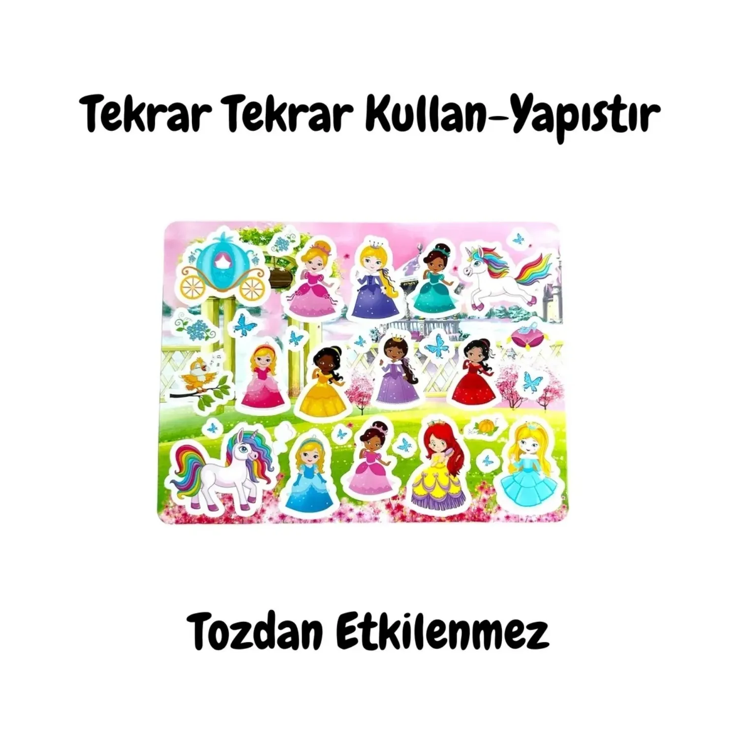 Lino Tekrar Tekrar Kullanılabilen Stıcker Prıncess Garden