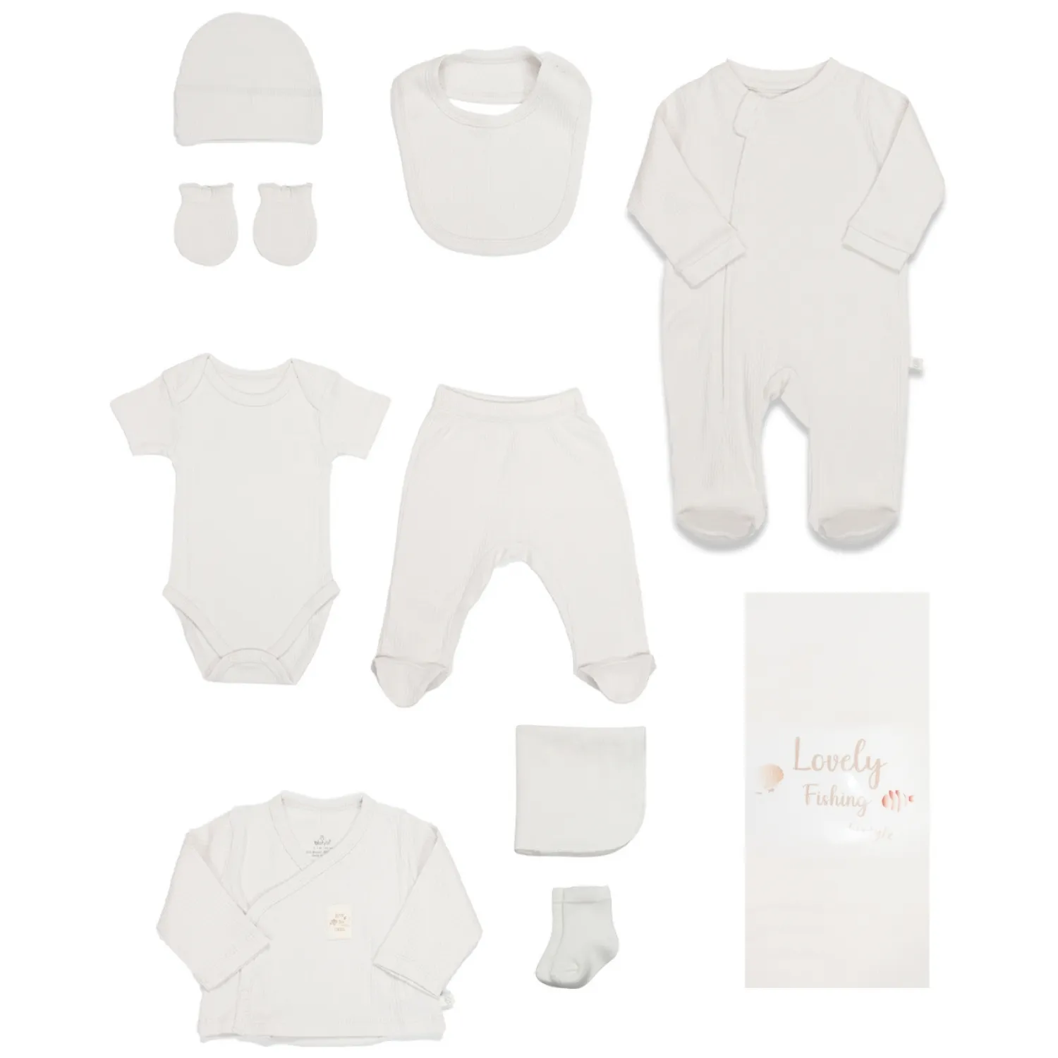 Bistyle Hastane Çıkışı 10lu Modal Lovely Fishing Ekru Bistyle Hastane Çıkışı 10lu Modal Lovely Fishing Ekru