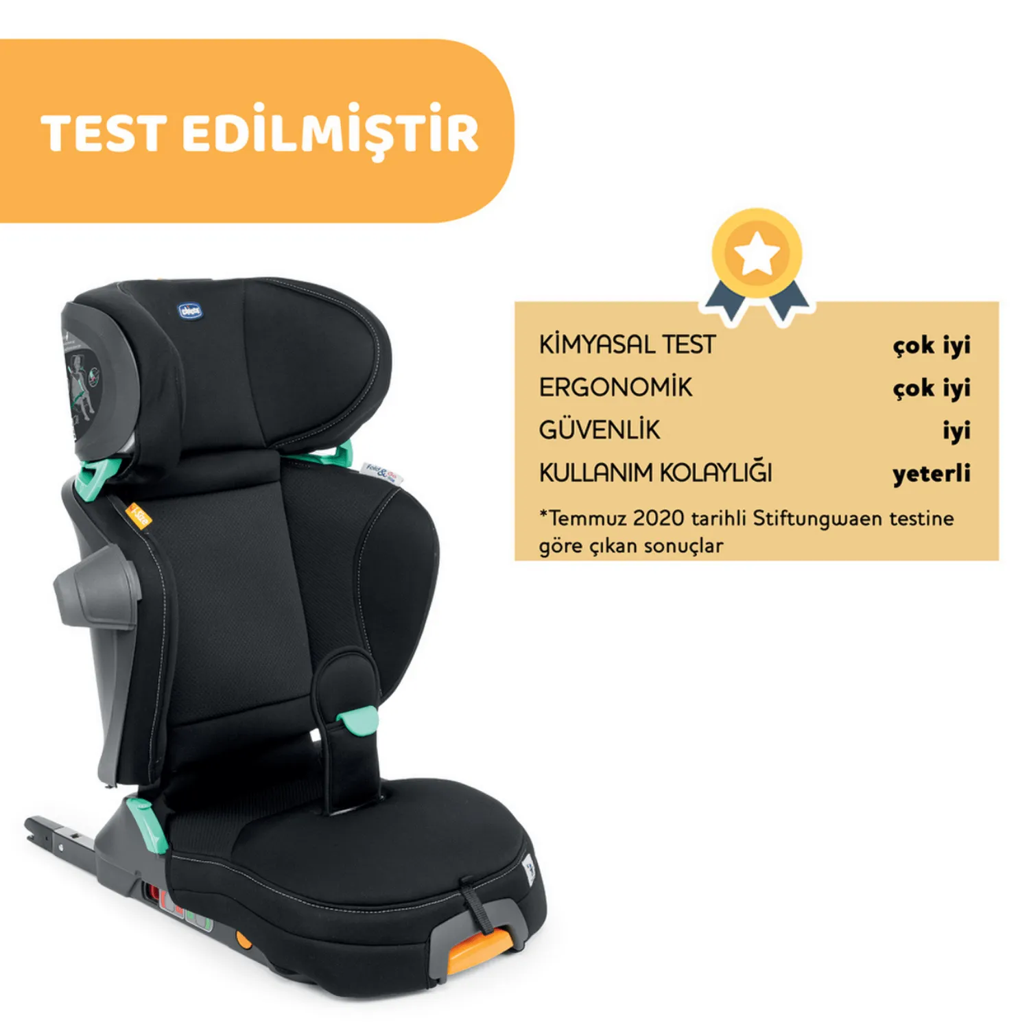 Chicco Fold Go I-Size Oto Koltuğu 15-36 Kg Omra