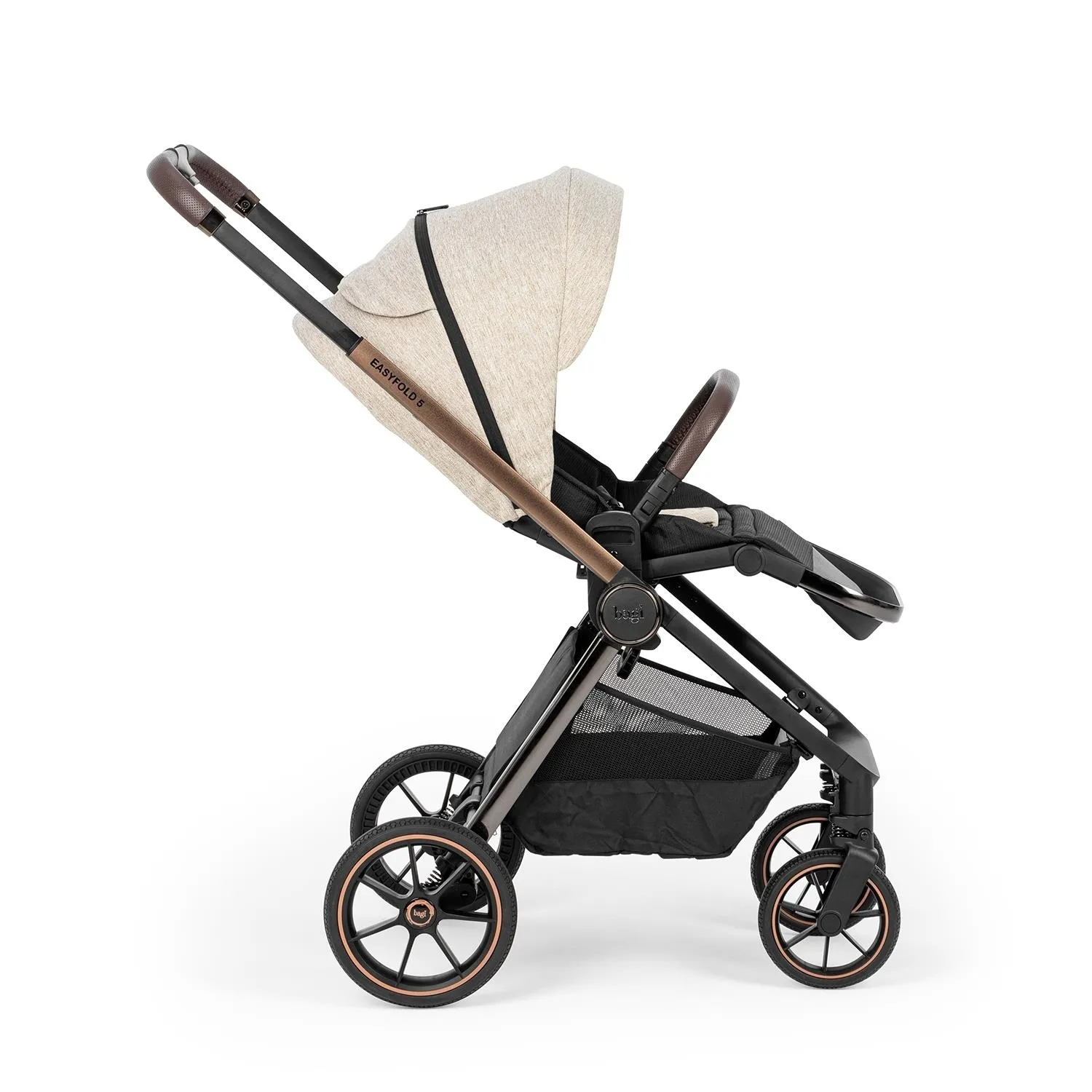 Bagi Easyfold 5 Cosmo Travel Sistem Bebek Arabası Beige