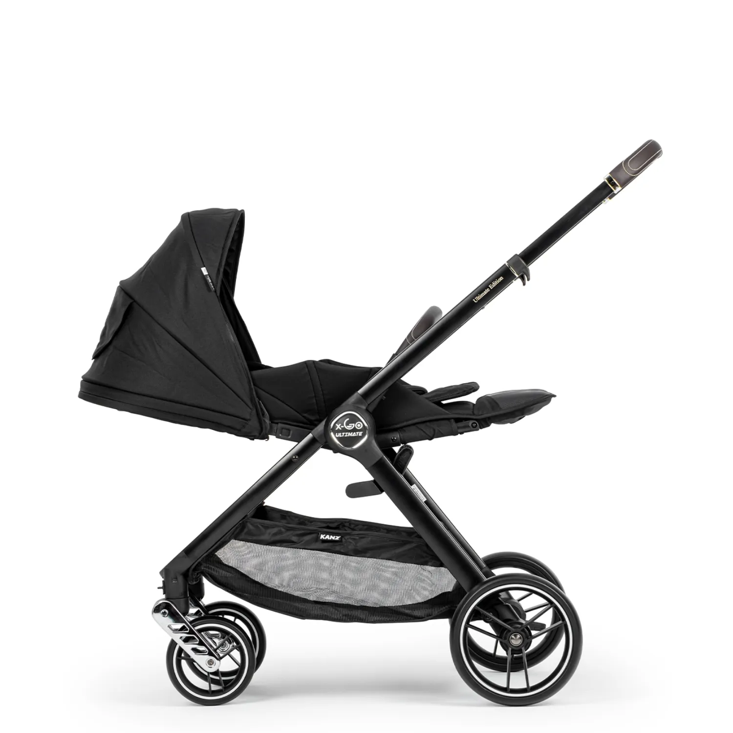 Kanz X-Go Ultimate Travel Sistem Bebek Arabası Silver Siyah
