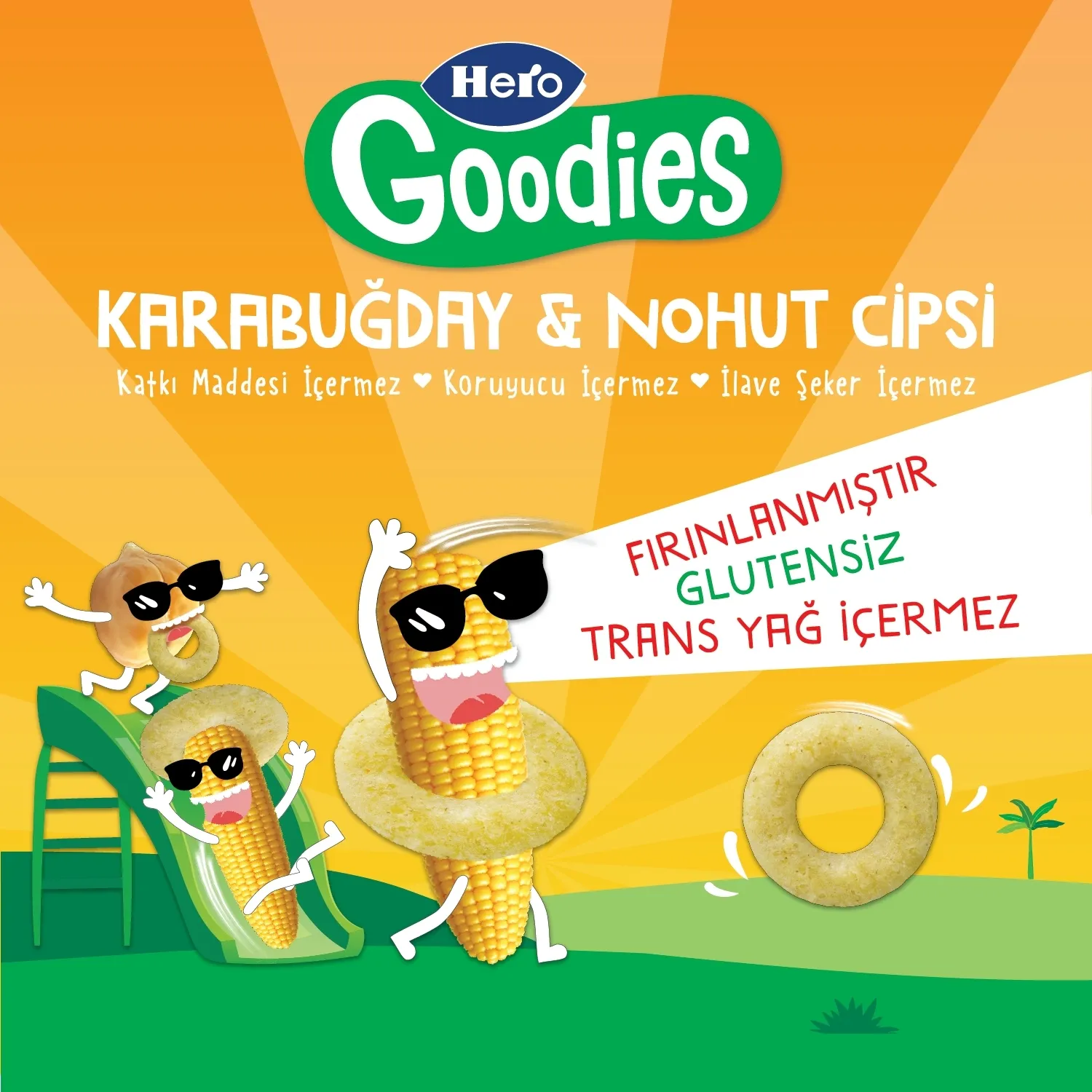 Hero Baby Goodies Süt Mısırlı Cips 30 gr